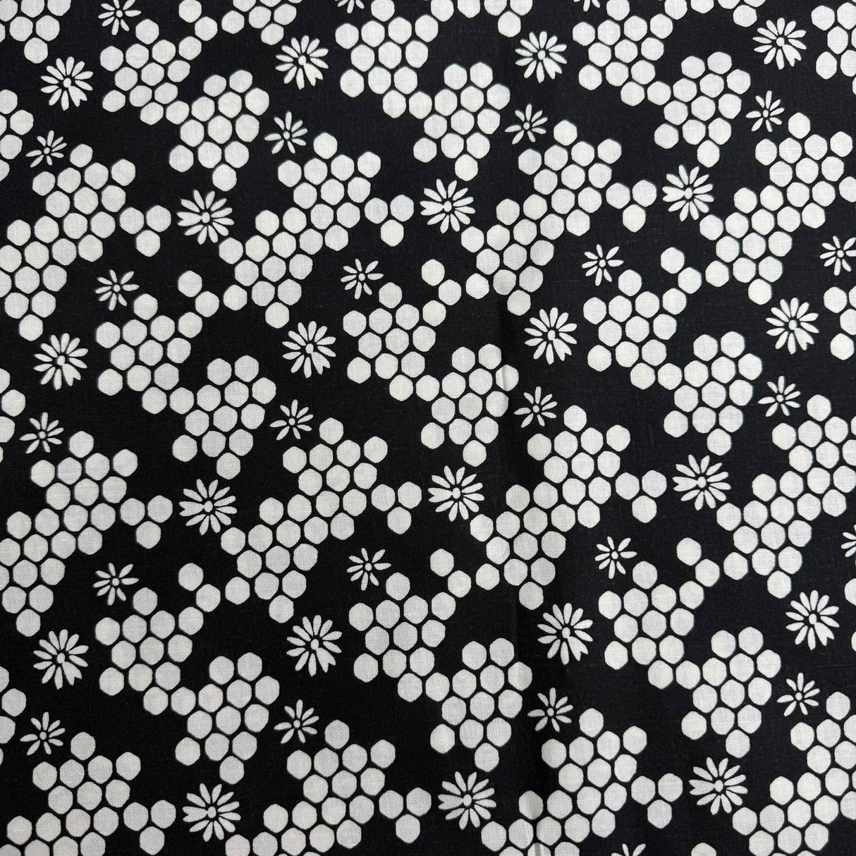 Pound A Metre 1 Metre Fat Quarter Bundle- 4 Pieces Per Bundle- (Black)