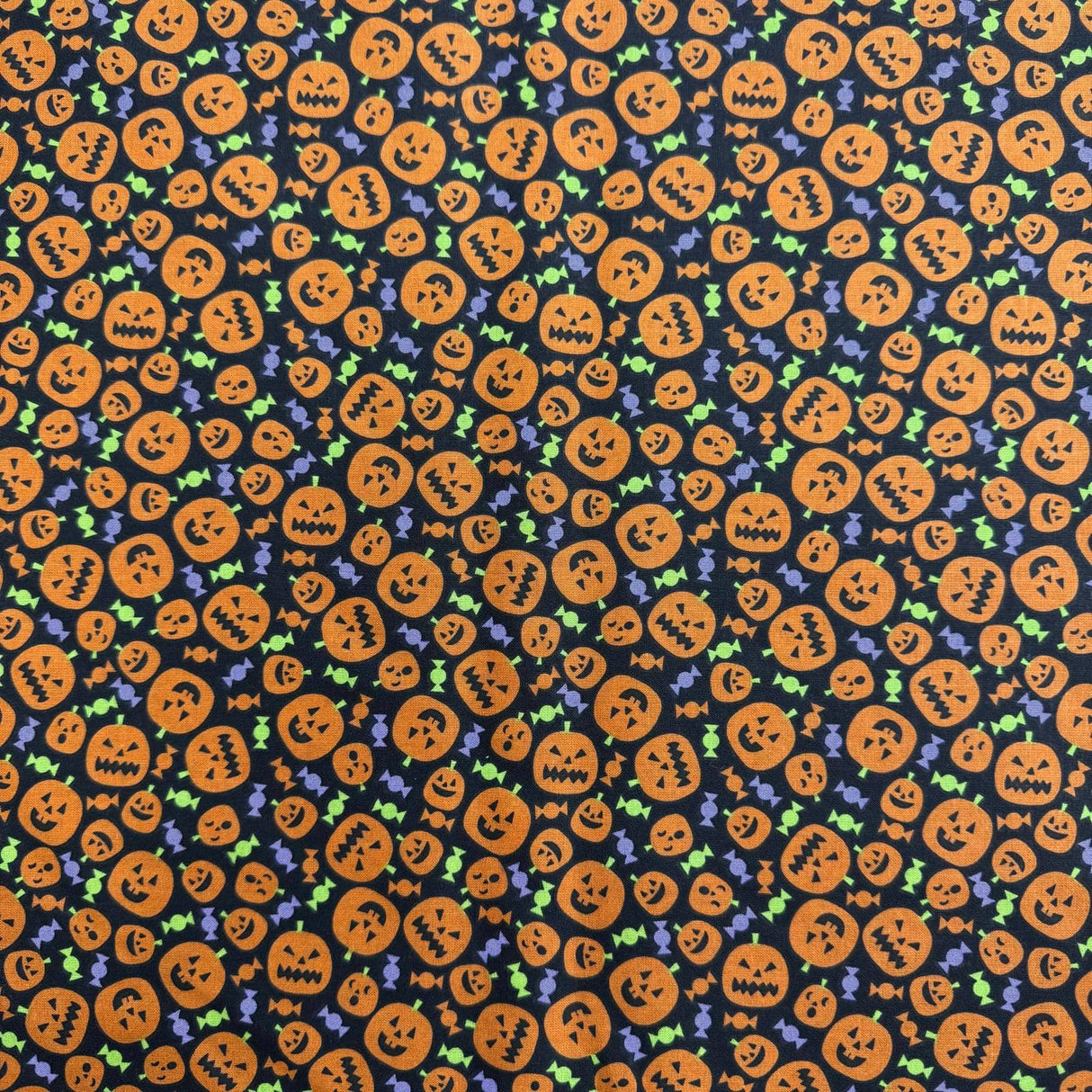 Pound A Metre 1 Metre Fat Quarter Bundle- 4 Pieces Per Bundle- (Pumpkin)