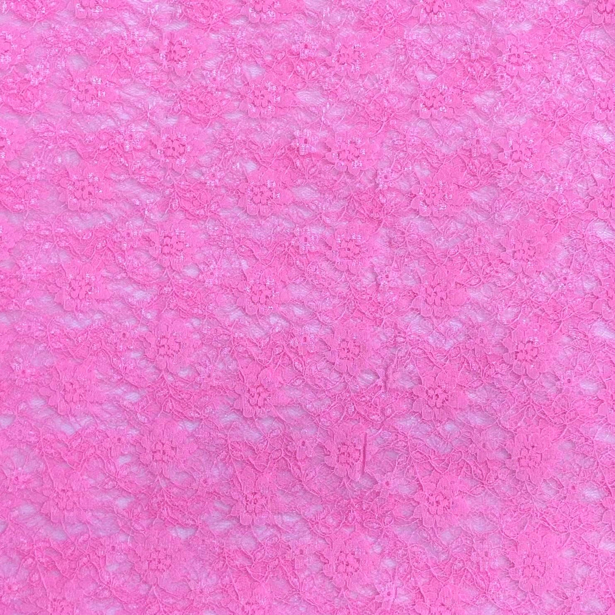 Pound A Metre 10 Metres, Floral Rachelle Lace - 45" Wide (Baby Pink)