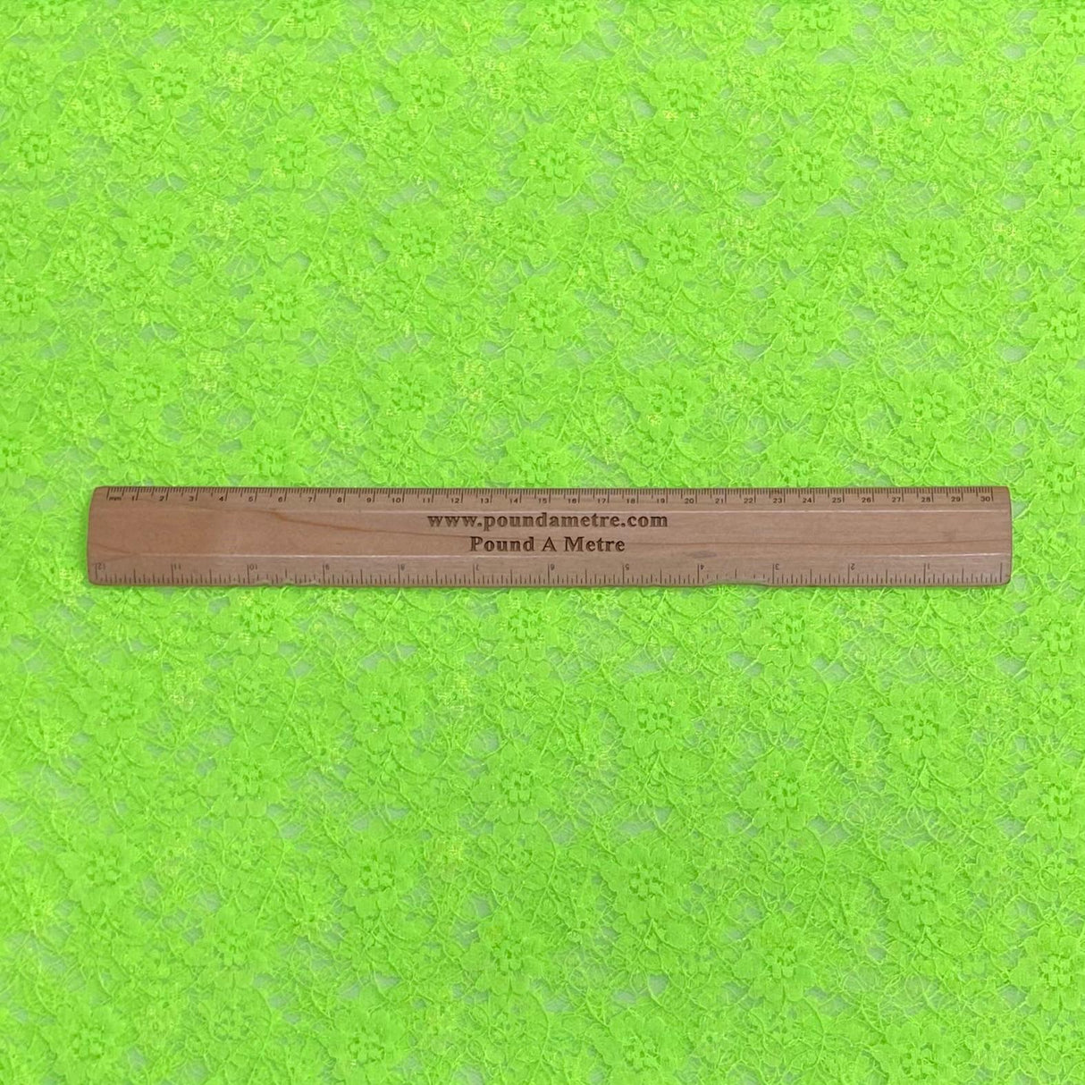 Pound A Metre 10 Metres, Floral Rachelle Lace - 45" Wide (Nylon Green)