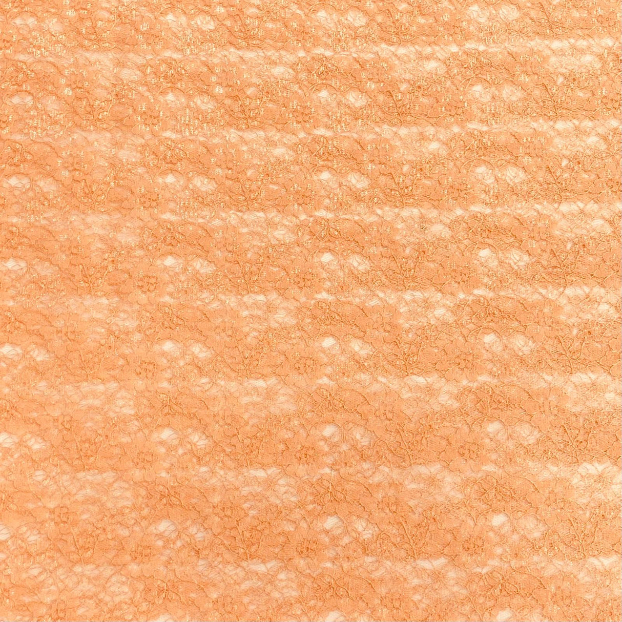 Pound A Metre 10 Metres, Floral Rachelle Lace - 45" Wide (Peach)