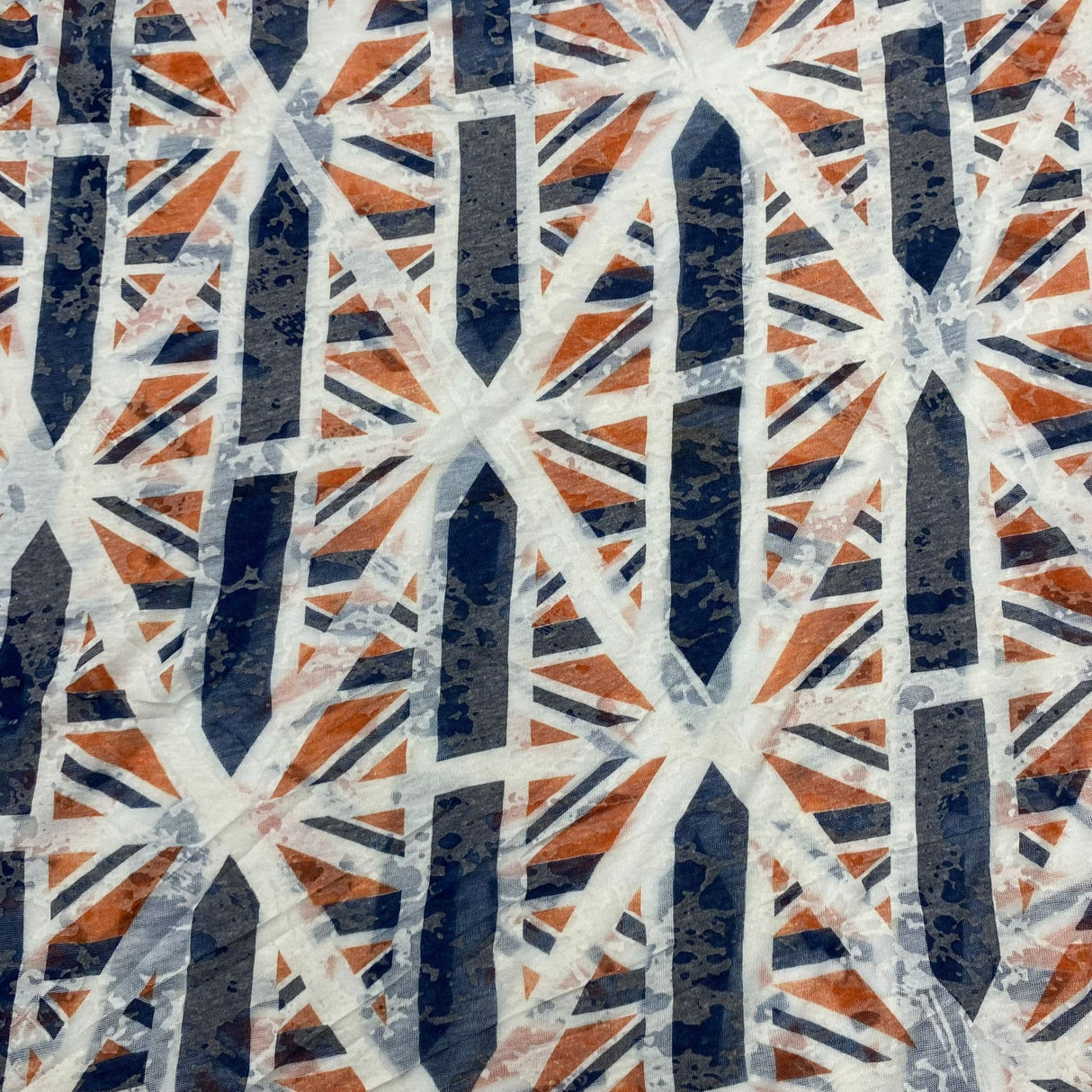 Pound A Metre 10 Metres 10 Metres Soft Printed Mesh Jersey - 55" Wide (Great Britain)