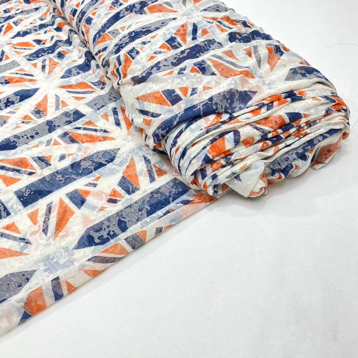 Pound A Metre 10 Metres 10 Metres Soft Printed Mesh Jersey - 55" Wide (Great Britain)