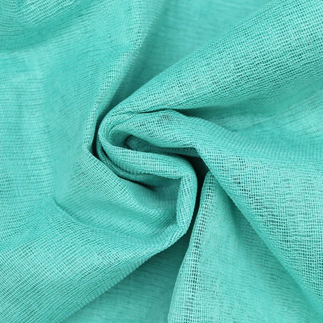 Pound A Metre 10FOR5 Cotton Muslin Stiff Finish - 42" Wide (Turquoise)