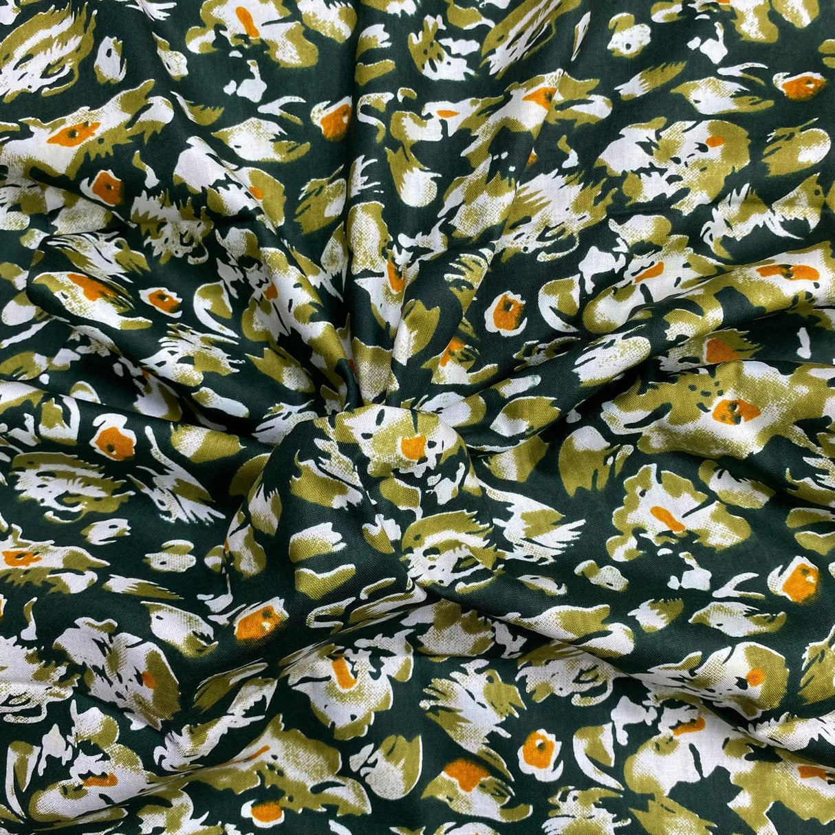 Pound A Metre 2.9 Metres Luxury Printed Cotton – 36" Wide- (Green)