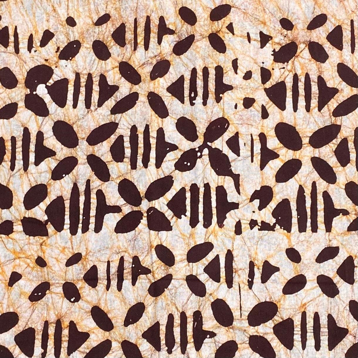 Pound A Metre 2.9 Metres 2.9 Metres Premium Quality 100% Cotton Batik - 45" Wide - (Design 1, Col 2)