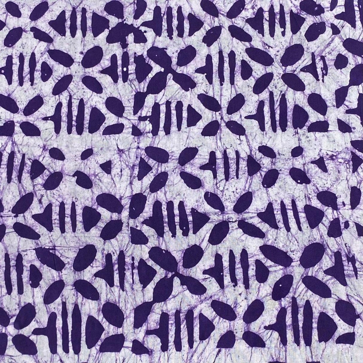 Pound A Metre 2.9 Metres 2.9 Metres Premium Quality 100% Cotton Batik - 45" Wide - (Design 1, Col 3)