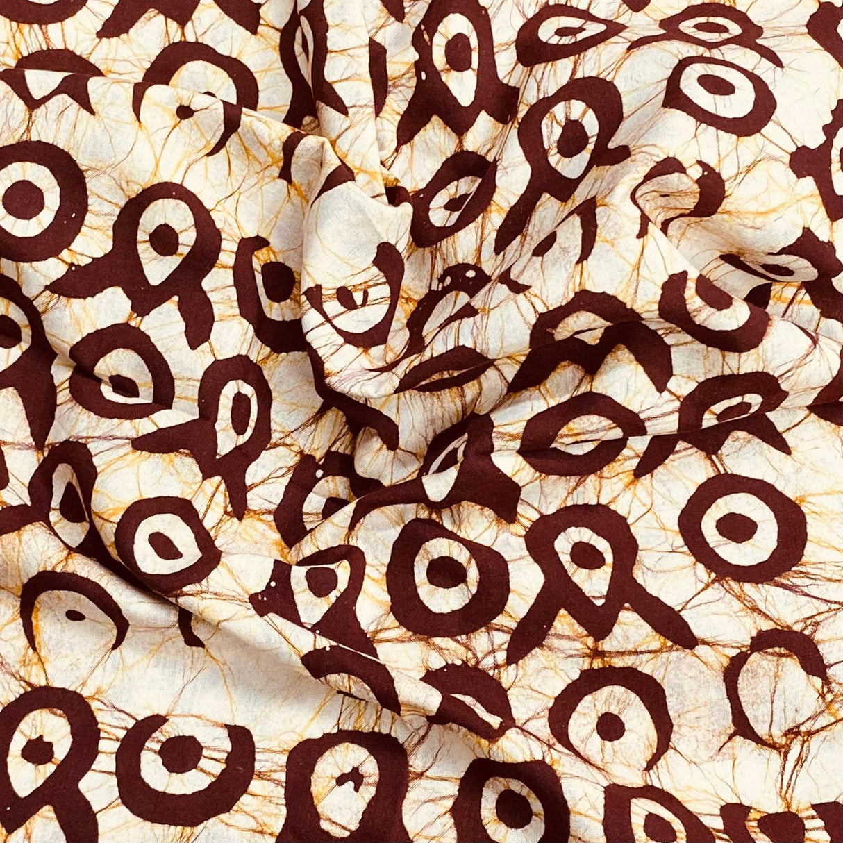 Pound A Metre 2.9 Metres 2.9 Metres Premium Quality 100% Cotton Batik - 45" Wide - (Design 11, Col 2)