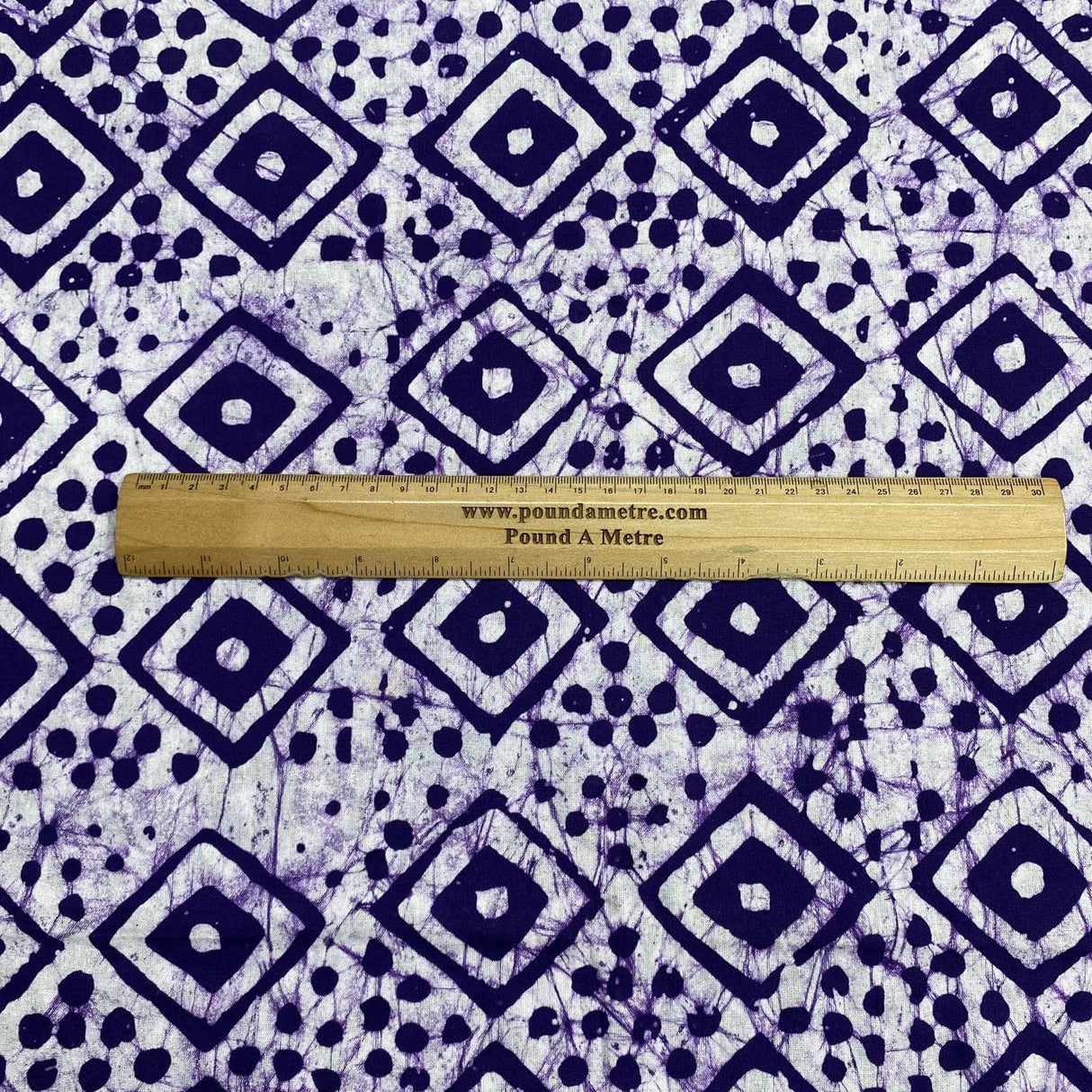 Pound A Metre 2.9 Metres 2.9 Metres Premium Quality 100% Cotton Batik - 45" Wide - (Design 2, Col 2)