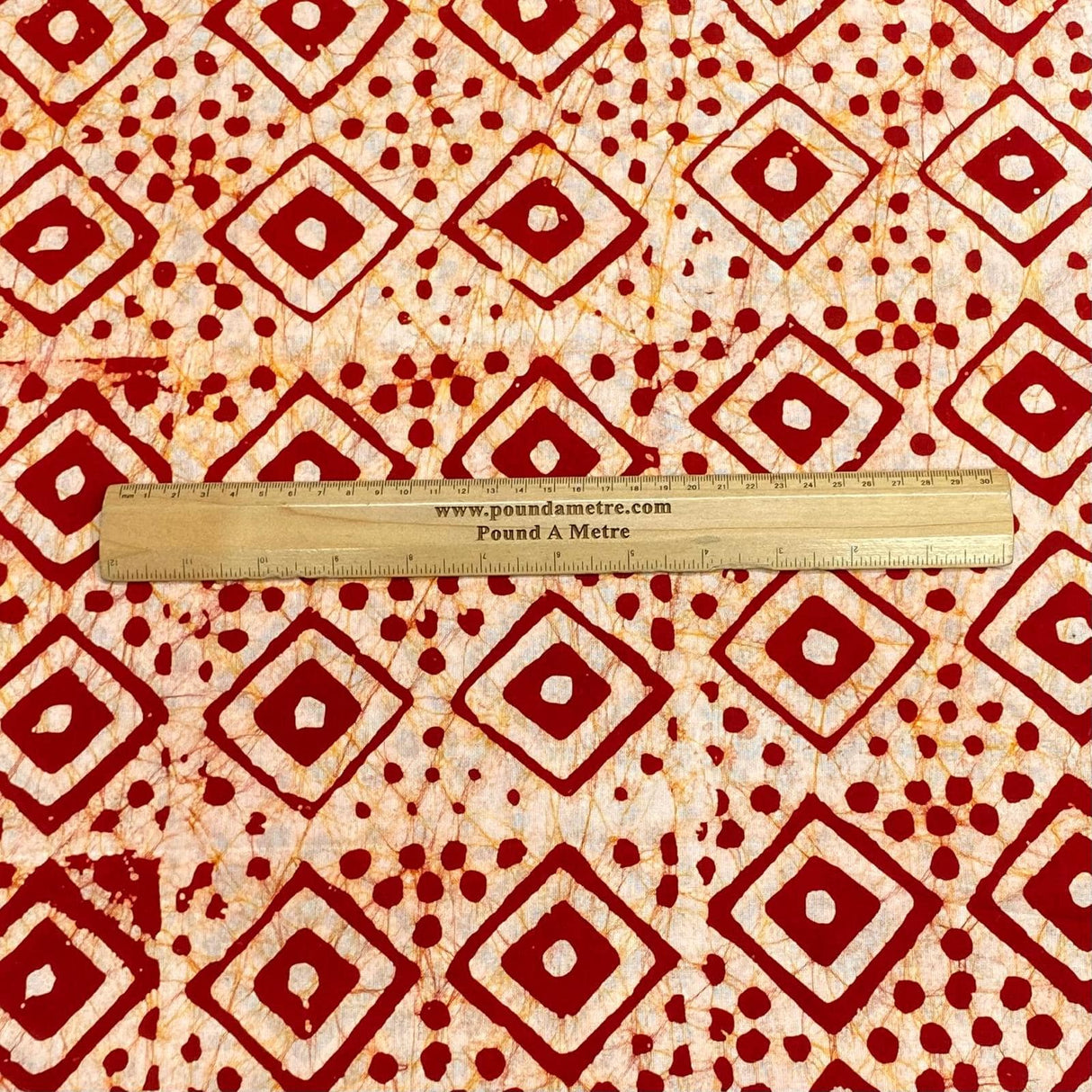 Pound A Metre 2.9 Metres 2.9 Metres Premium Quality 100% Cotton Batik - 45" Wide - (Design 2, Col 5)