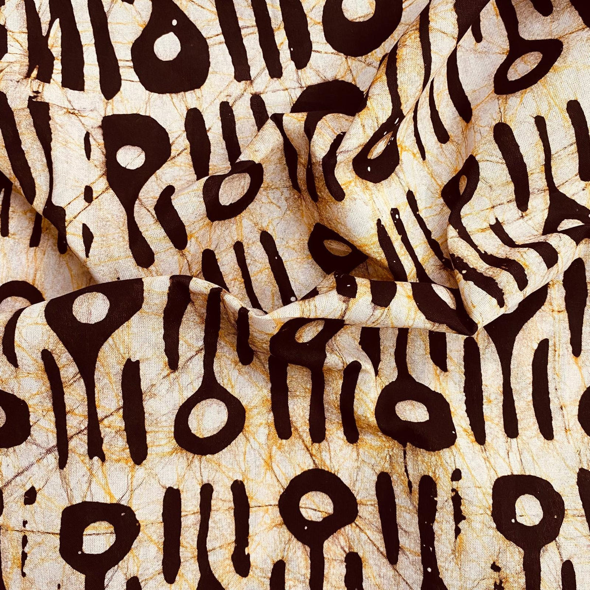 Pound A Metre 2.9 Metres 2.9 Metres Premium Quality 100% Cotton Batik - 45" Wide - (Design 3, Col 2)