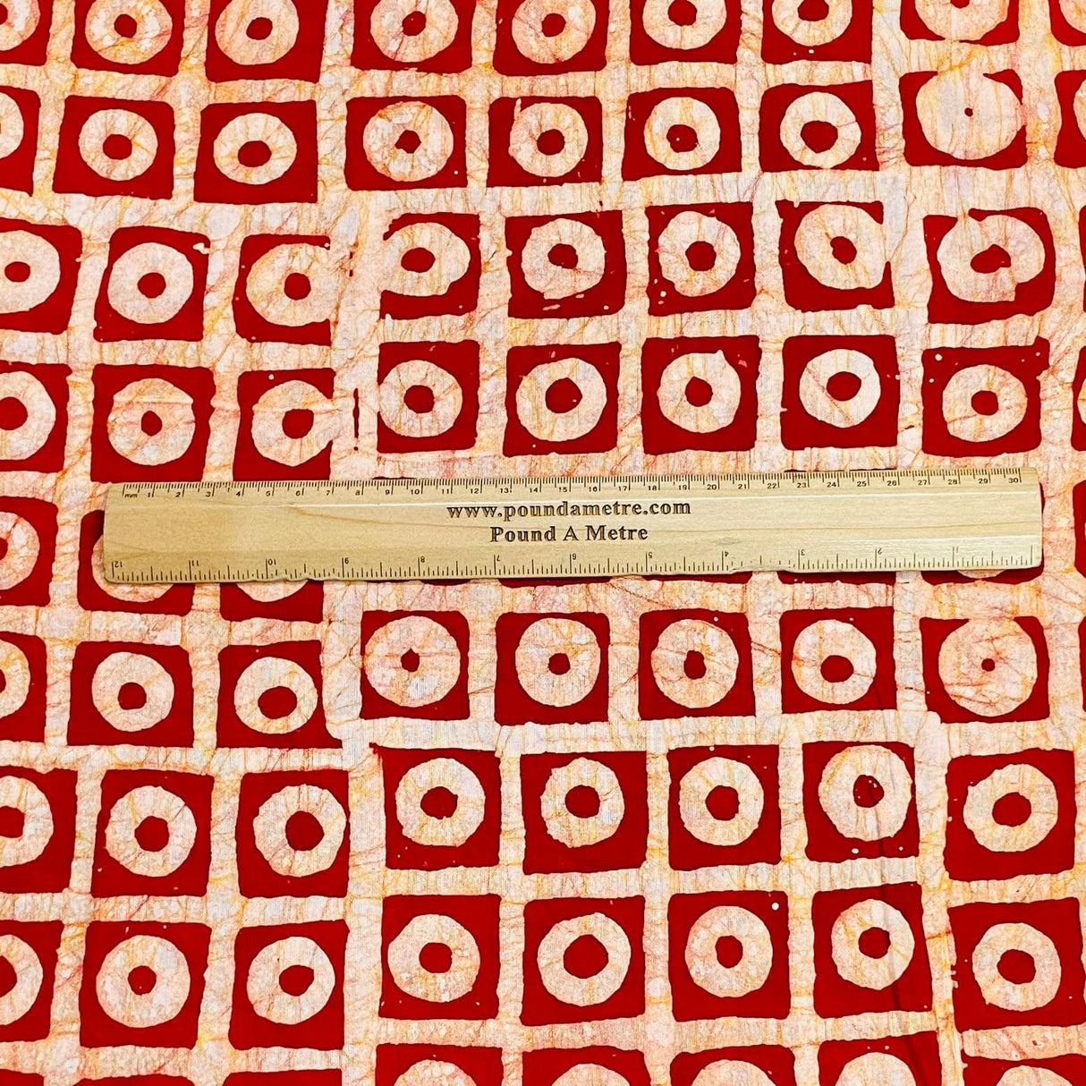 Pound A Metre 2.9 Metres 2.9 Metres Premium Quality 100% Cotton Batik - 45" Wide - (Design 4, Col 3)