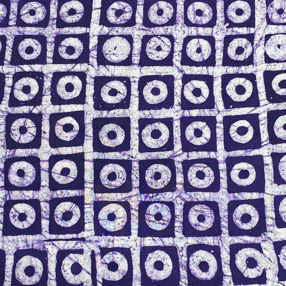 Pound A Metre 2.9 Metres 2.9 Metres Premium Quality 100% Cotton Batik - 45" Wide - (Design 4, Col 4)