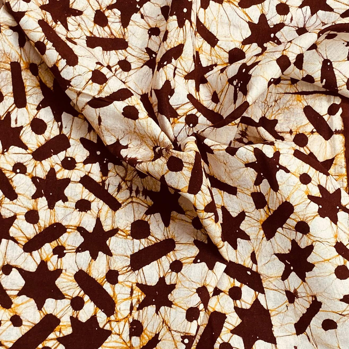 Pound A Metre 2.9 Metres 2.9 Metres Premium Quality 100% Cotton Batik - 45" Wide - (Design 8, Col 5)