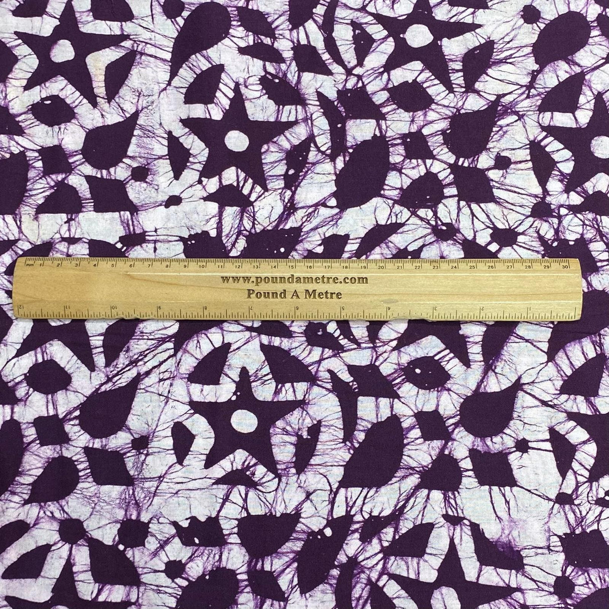 Pound A Metre 2.9 Metres 2.9 Metres Premium Quality 100% Cotton Batik - 45" Wide - (Design 9, Col 3)