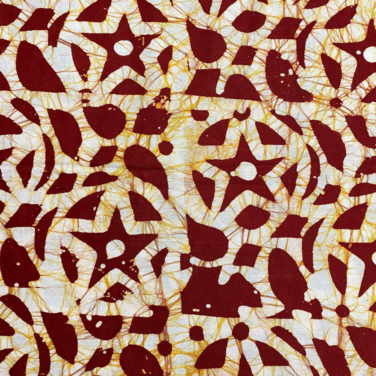 Pound A Metre 2.9 Metres 2.9 Metres Premium Quality 100% Cotton Batik - 45" Wide - (Design 9, Col 4)