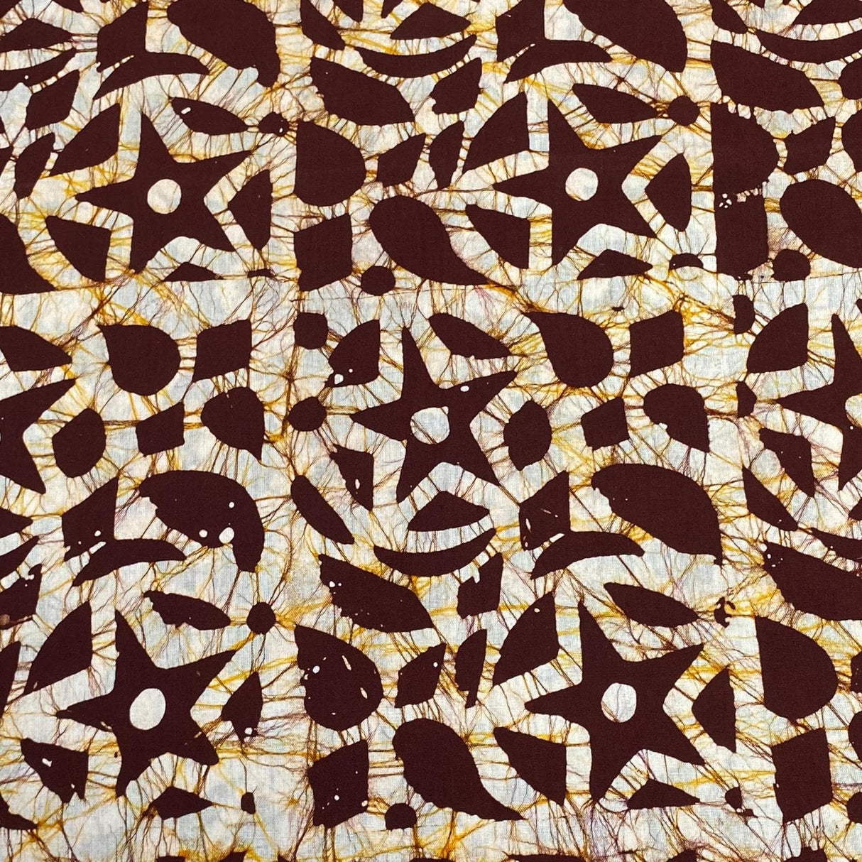 Pound A Metre 2.9 Metres 2.9 Metres Premium Quality 100% Cotton Batik - 45" Wide - (Design 9, Col 6)
