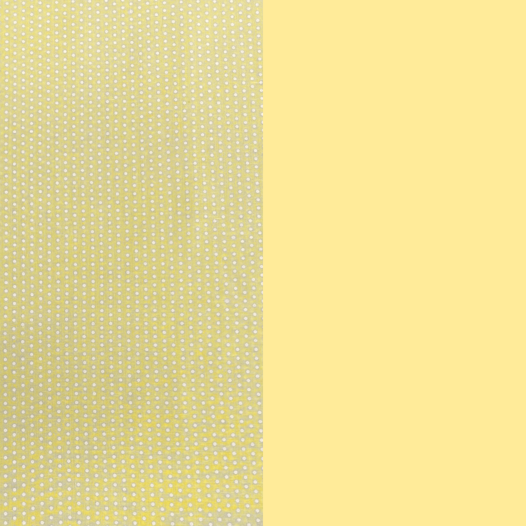 Pound A Metre 2 Metre Digitally Printed 100% Cotton Bundle- (Yellow Polka)