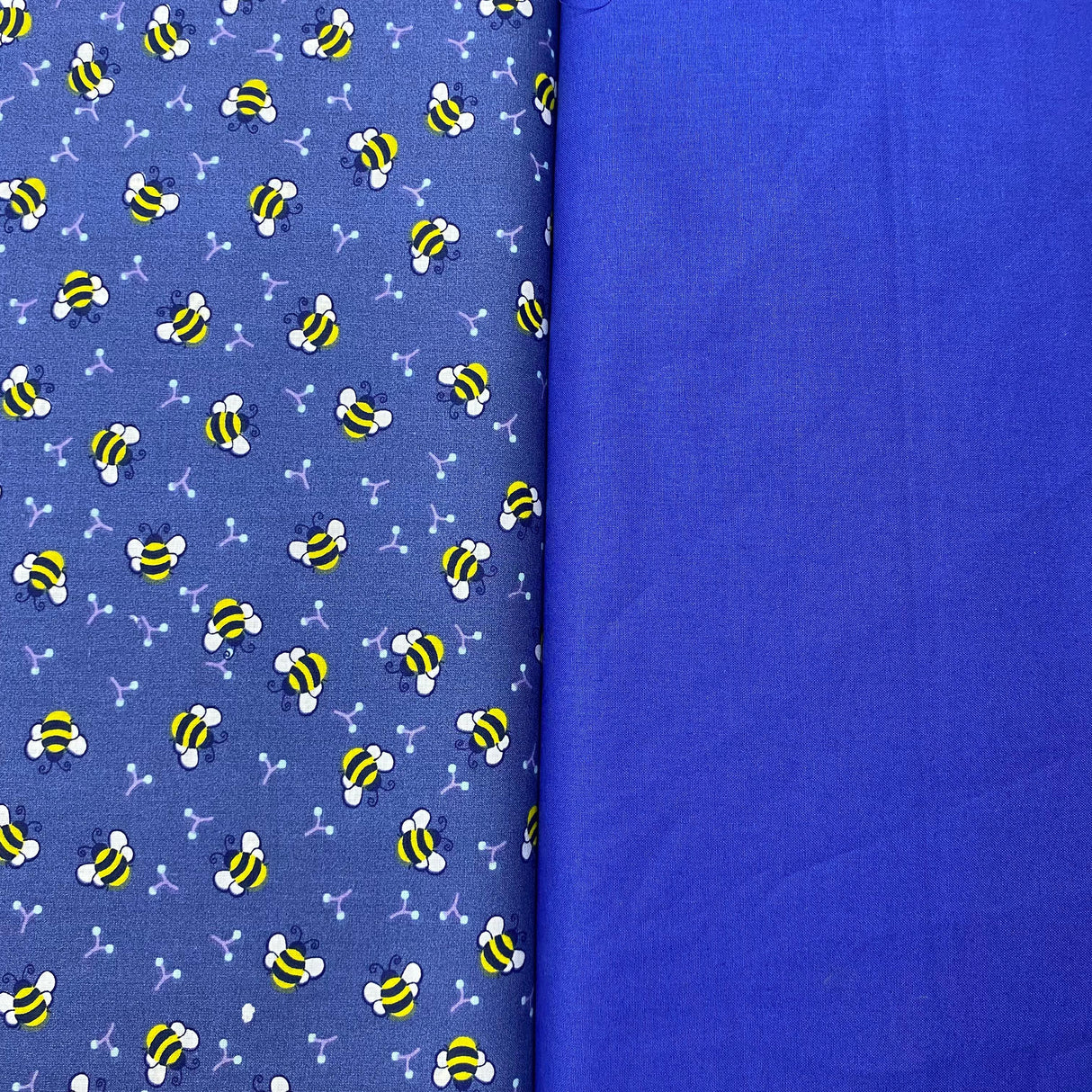 Pound A Metre 2 Piece Bundle Digitally Printed 100% Cotton- 45" Wide (Honey)