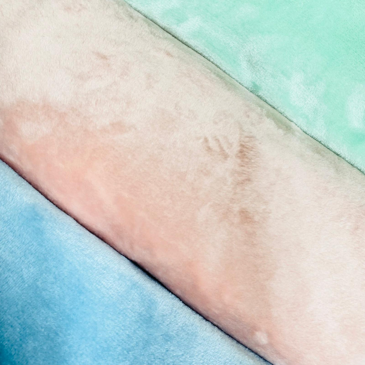 Pound A Metre 1x3 Metre 3 Metre Bundle Ultra Soft Premium Cuddle Fleece 60” Wide (Pastel)