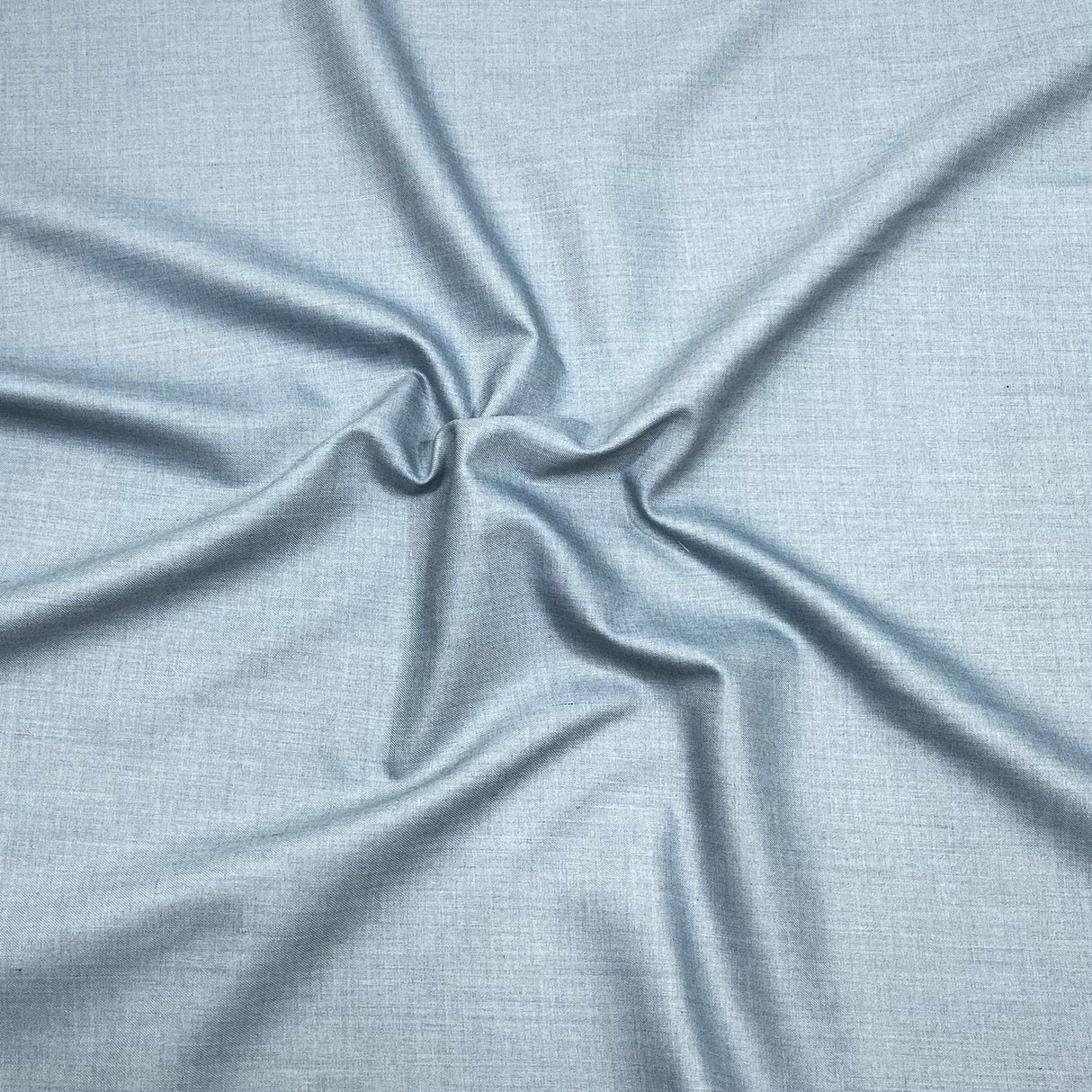 Pound A Metre 3 Metre Cashmere Blend Rayon Suiting 55" Wide - (Powder Blue)
