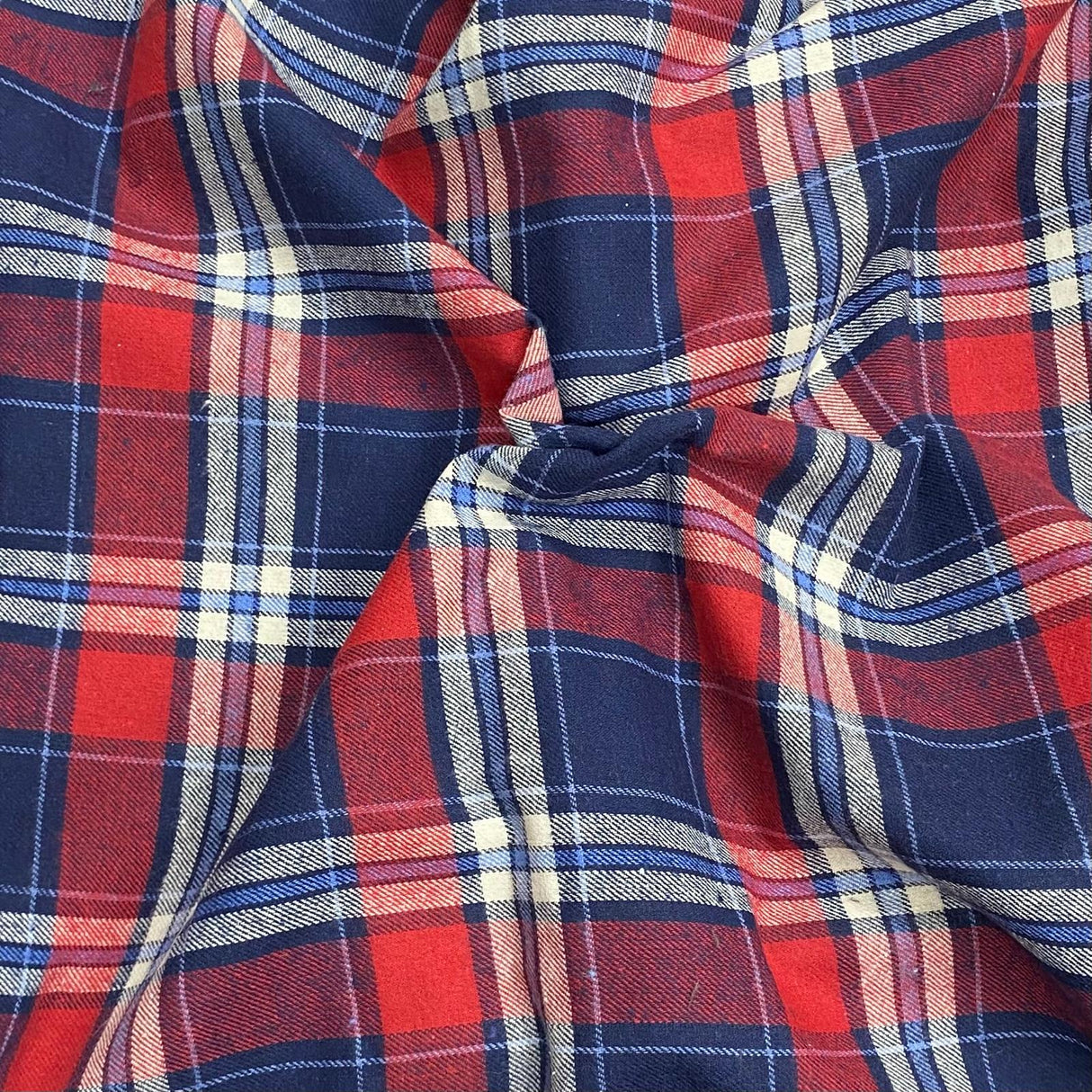 Pound A Metre 3 Metre Lightweight Wool-Rich Fabric – 55" Wide (Checkers)