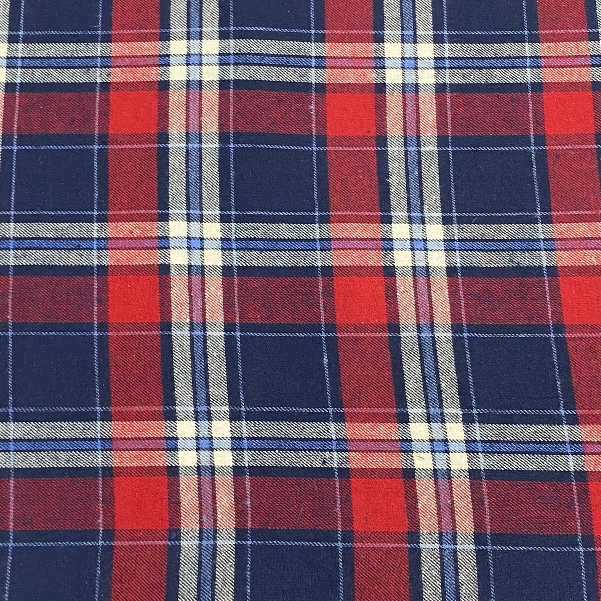 Pound A Metre 3 Metre Lightweight Wool-Rich Fabric – 55" Wide (Checkers)