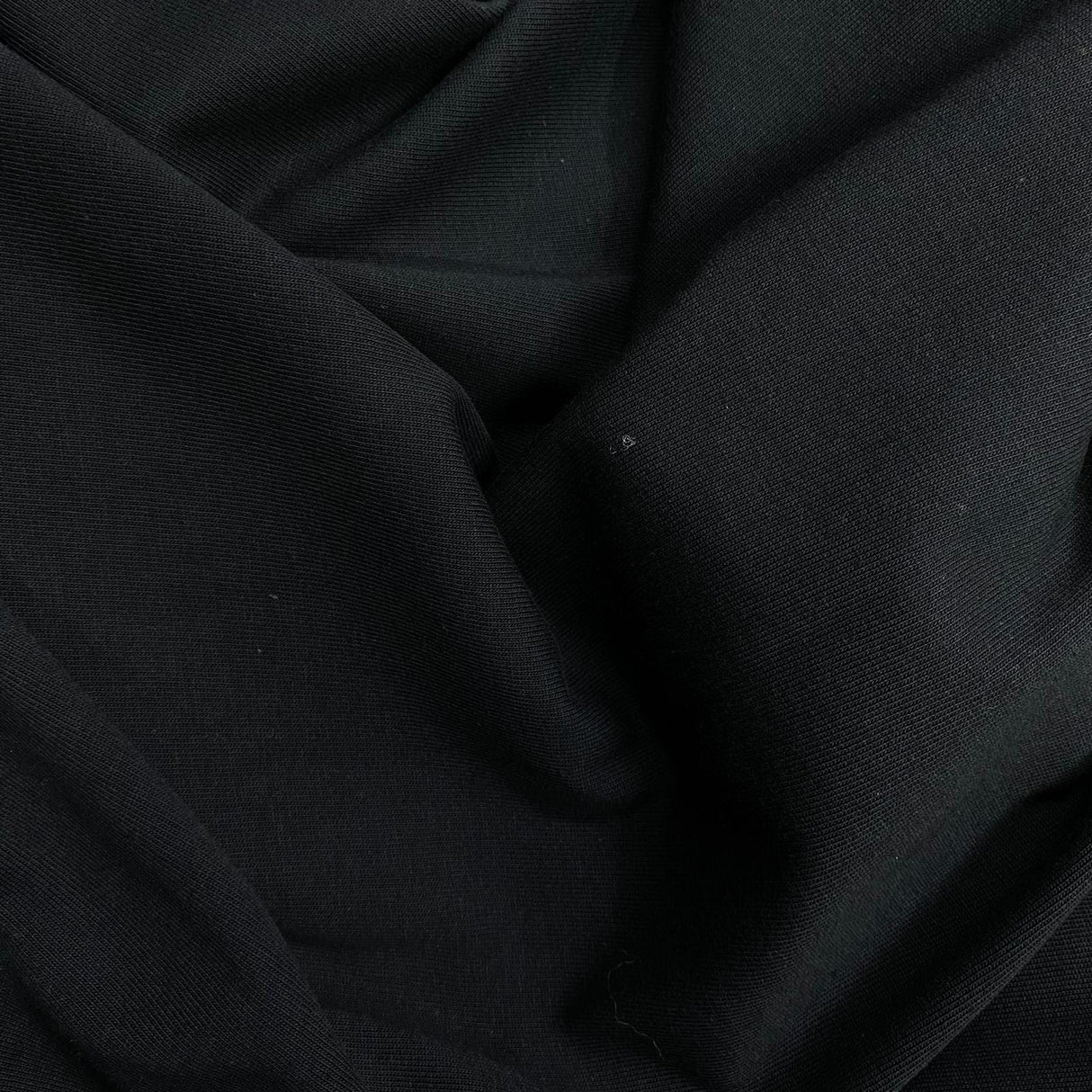 Pound A Metre 3 Metre Luxurious Cotton Feel Jersey - 55"- (Black)