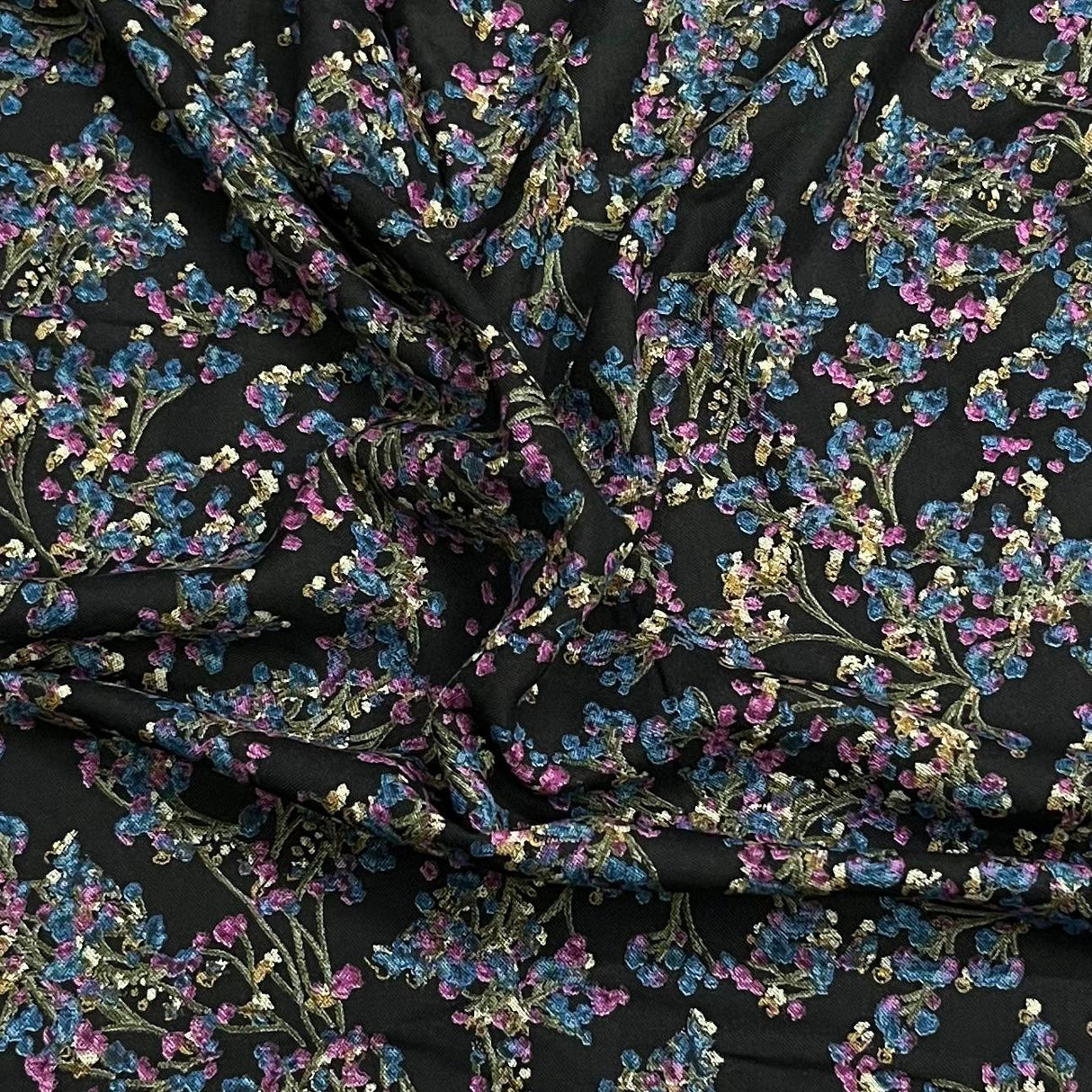 Pound A Metre 3 Metre Luxurious Pashmina Fabric - 36'' Wide (Blossom)