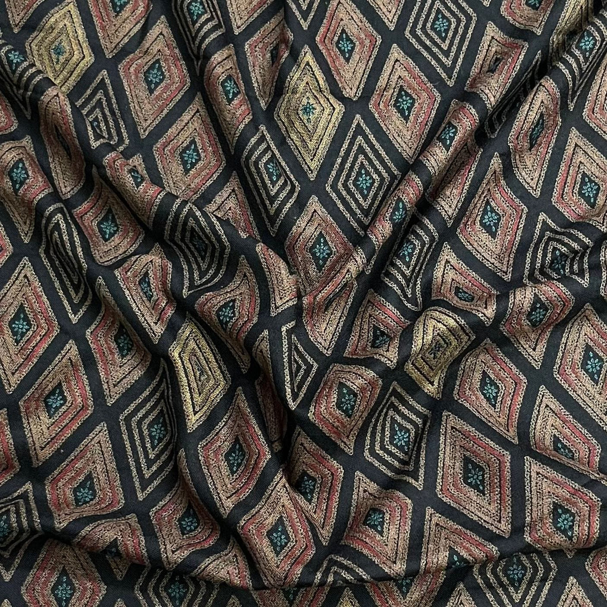 Pound A Metre 3 Metre Luxurious Pashmina Fabric - 36'' Wide (Diamond)