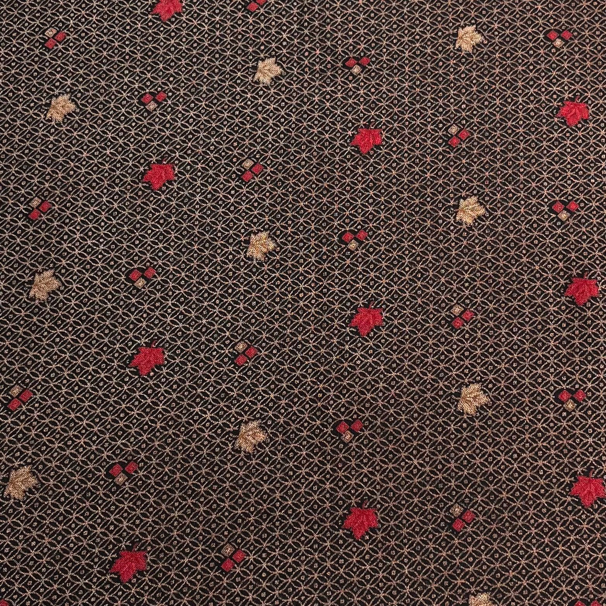 Pound A Metre 3 Metre Luxurious Pashmina Fabric - 36'' Wide (Floral)