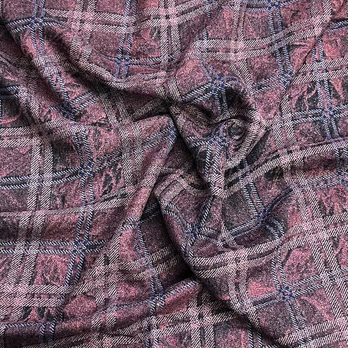 Pound A Metre 3 Metre Luxurious Pashmina Fabric - 36'' Wide (Plaid)