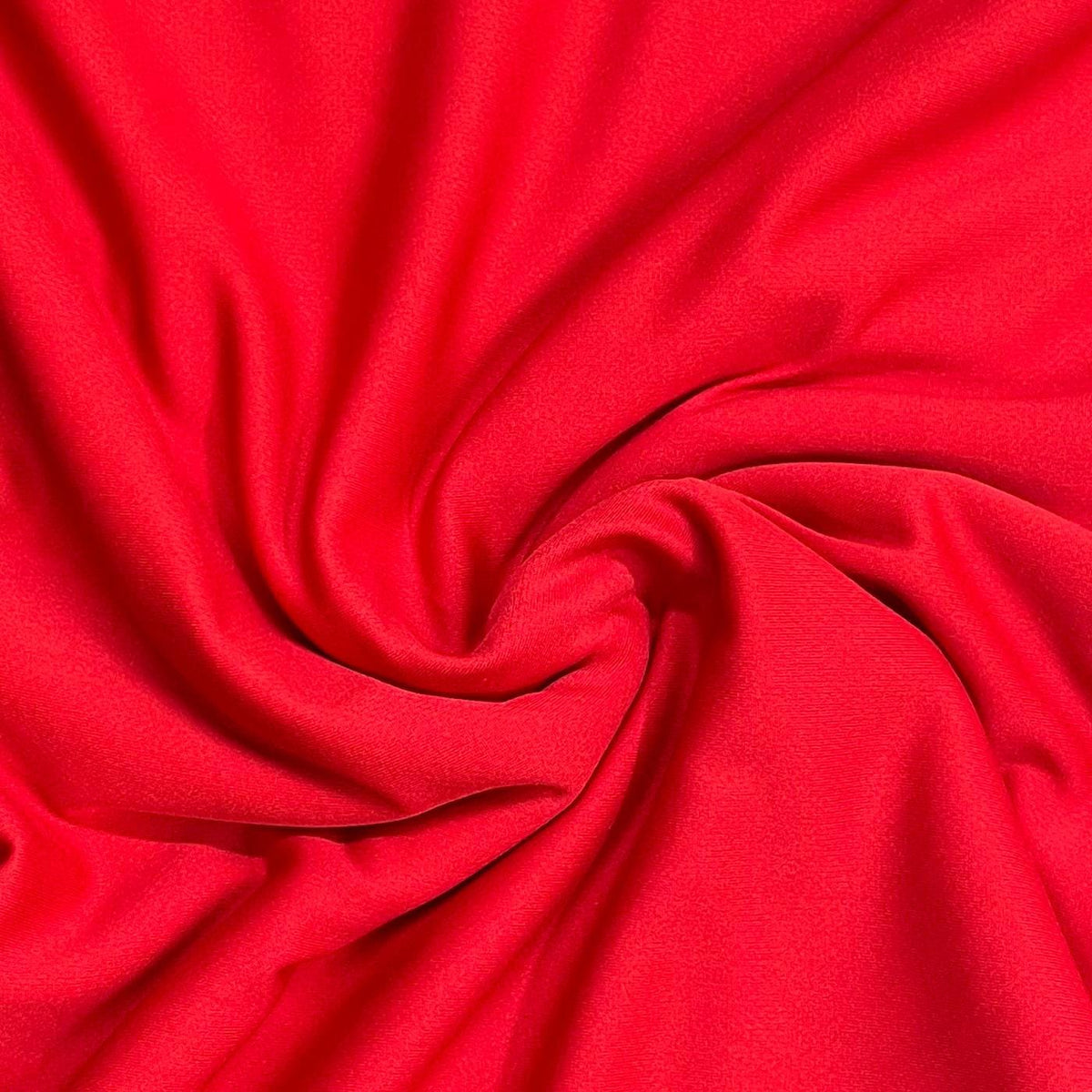 Pound A Metre 3 Metre Luxurious Plain Viscose Jersey - 55"- (Red)