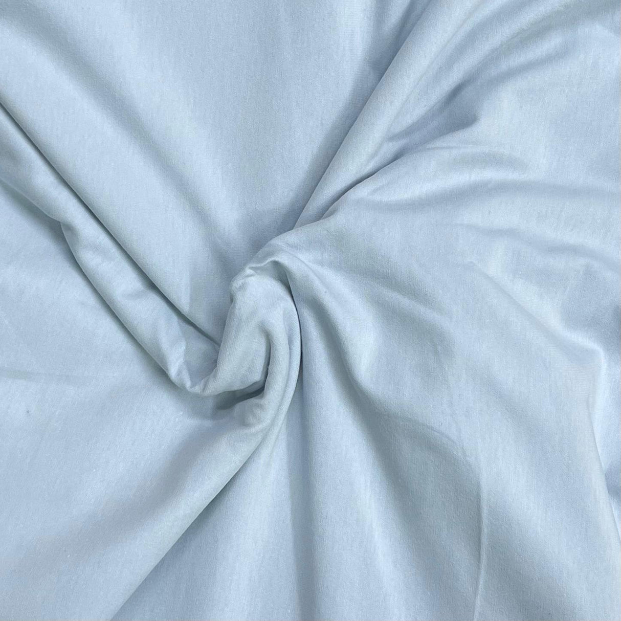 Pound A Metre 3 Metre Luxurious Plain Viscose Jersey - 55"- (Sky)