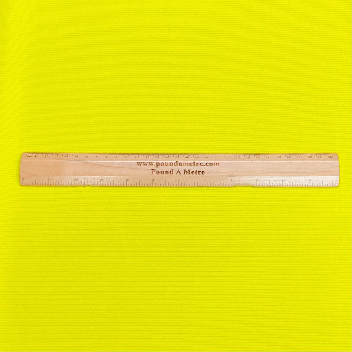 Pound A Metre 3 Metres 3 Metre Luxurious Soft Cord Jersey - 55" (Lime Green)