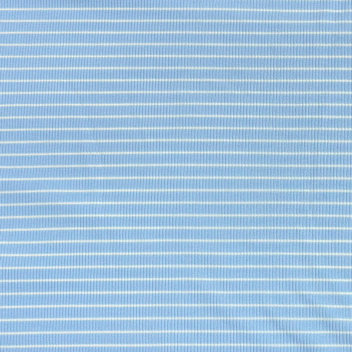 Pound A Metre 3 Metres 3 Metre Luxurious Soft Cord Jersey - 55" (Sky & White)