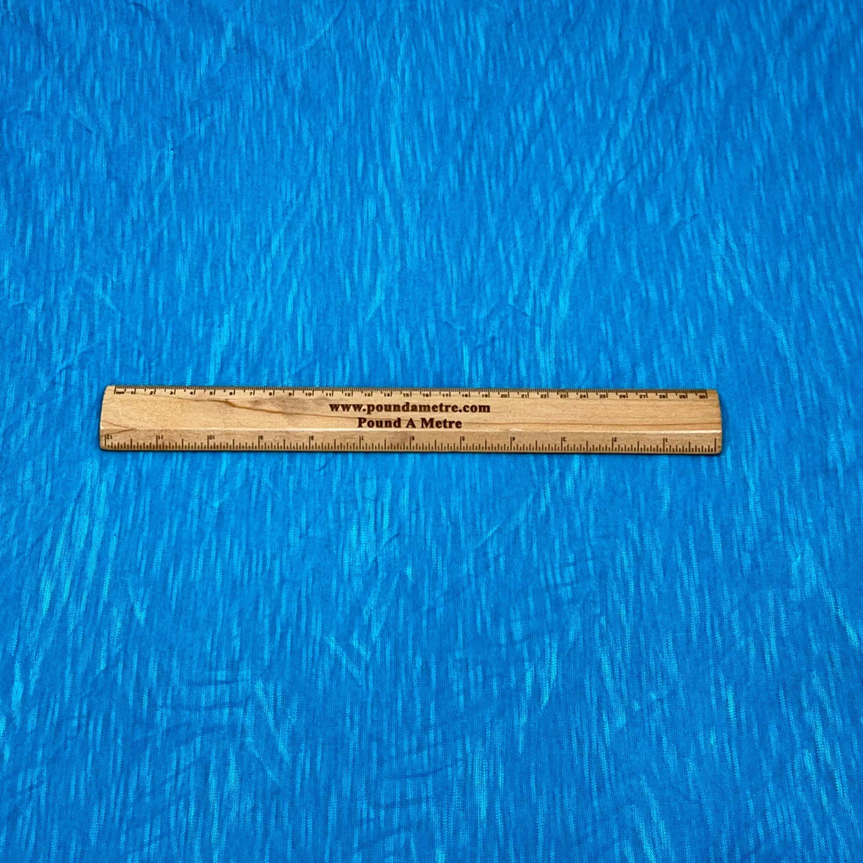 Pound A Metre 3 Metres 3 Metre Luxurious Soft Crinkle Jersey - 55" Wide (Blue)