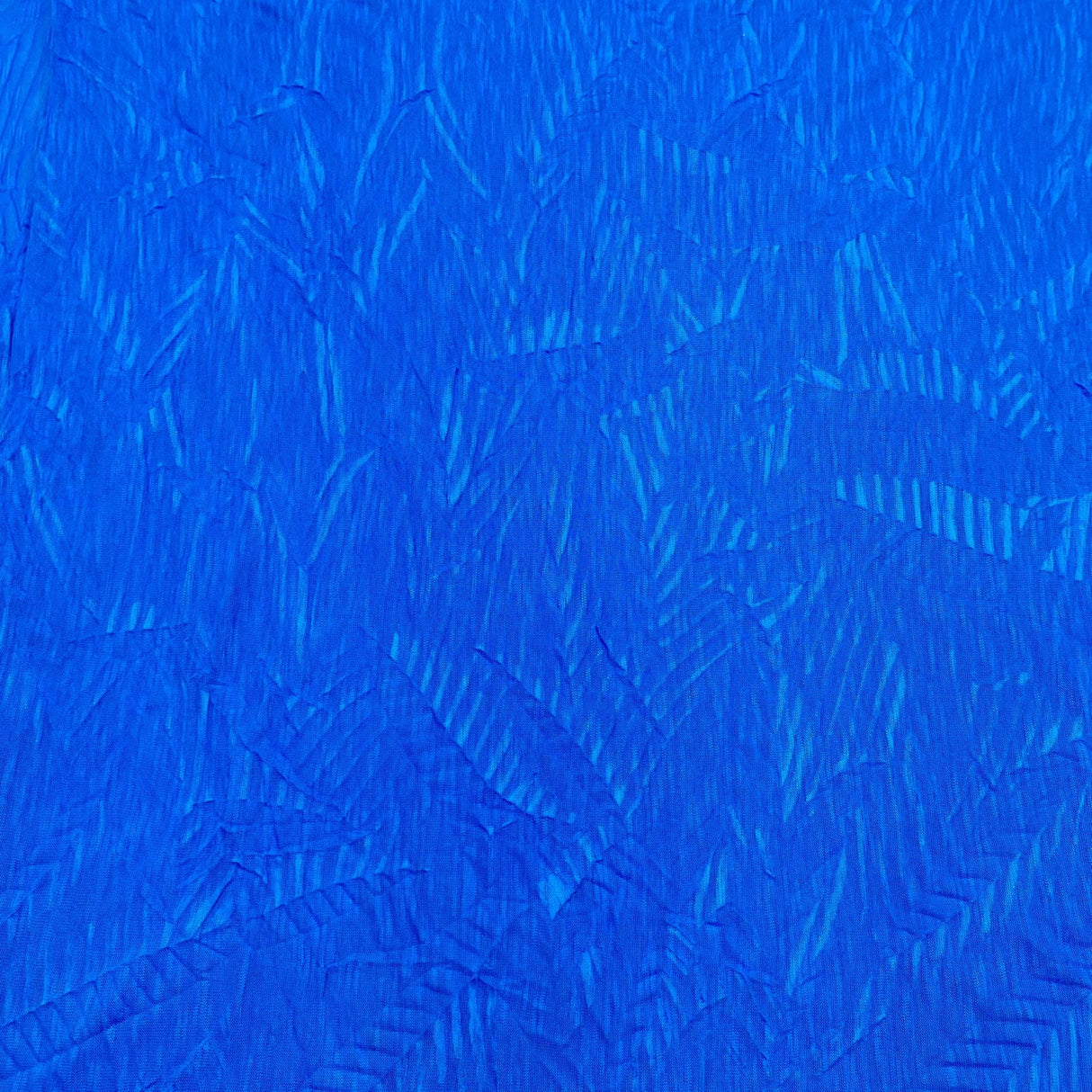 Pound A Metre 3 Metres 3 Metre Luxurious Soft Crinkle Jersey - 55" Wide (Royal Blue)