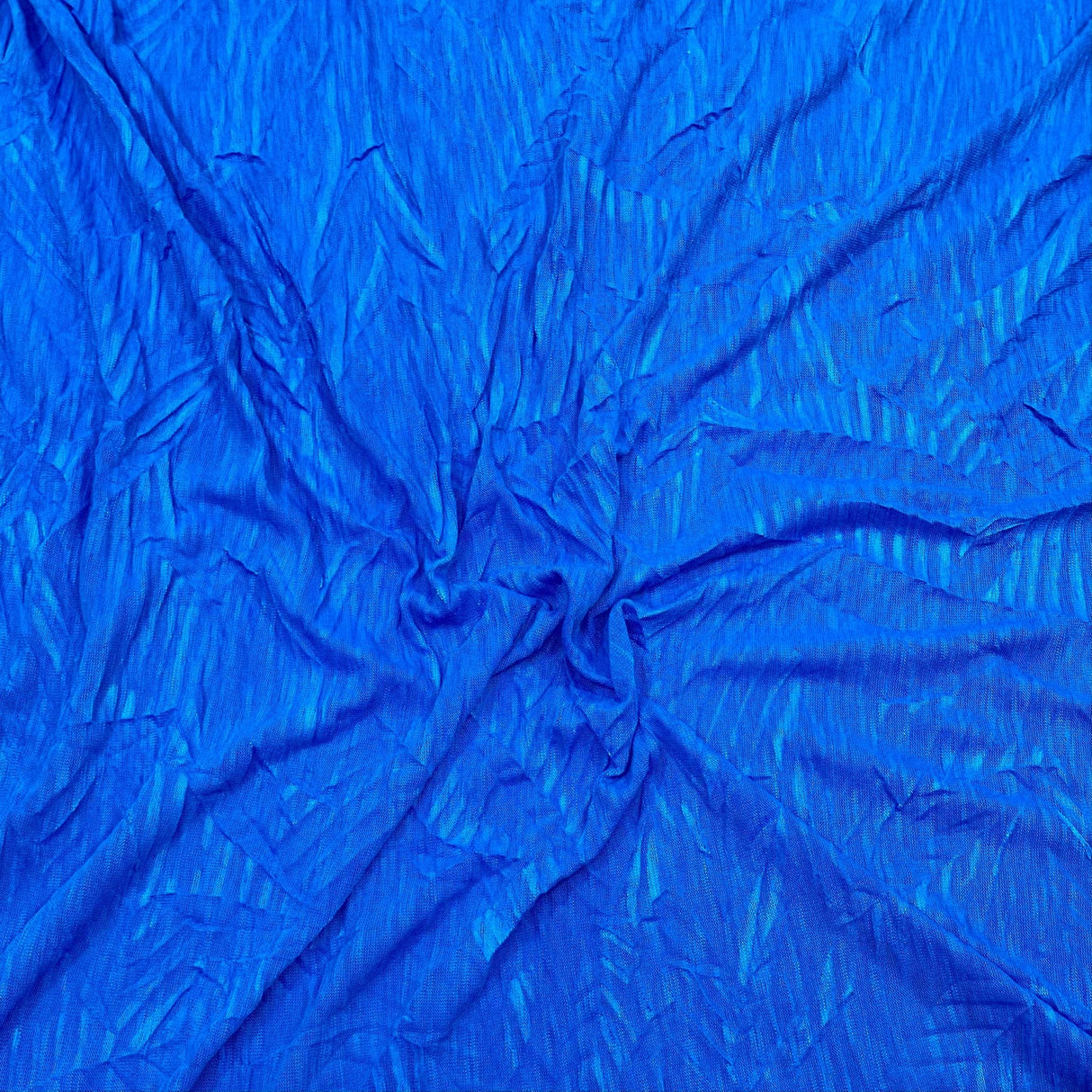 Pound A Metre 3 Metres 3 Metre Luxurious Soft Crinkle Jersey - 55" Wide (Royal Blue)