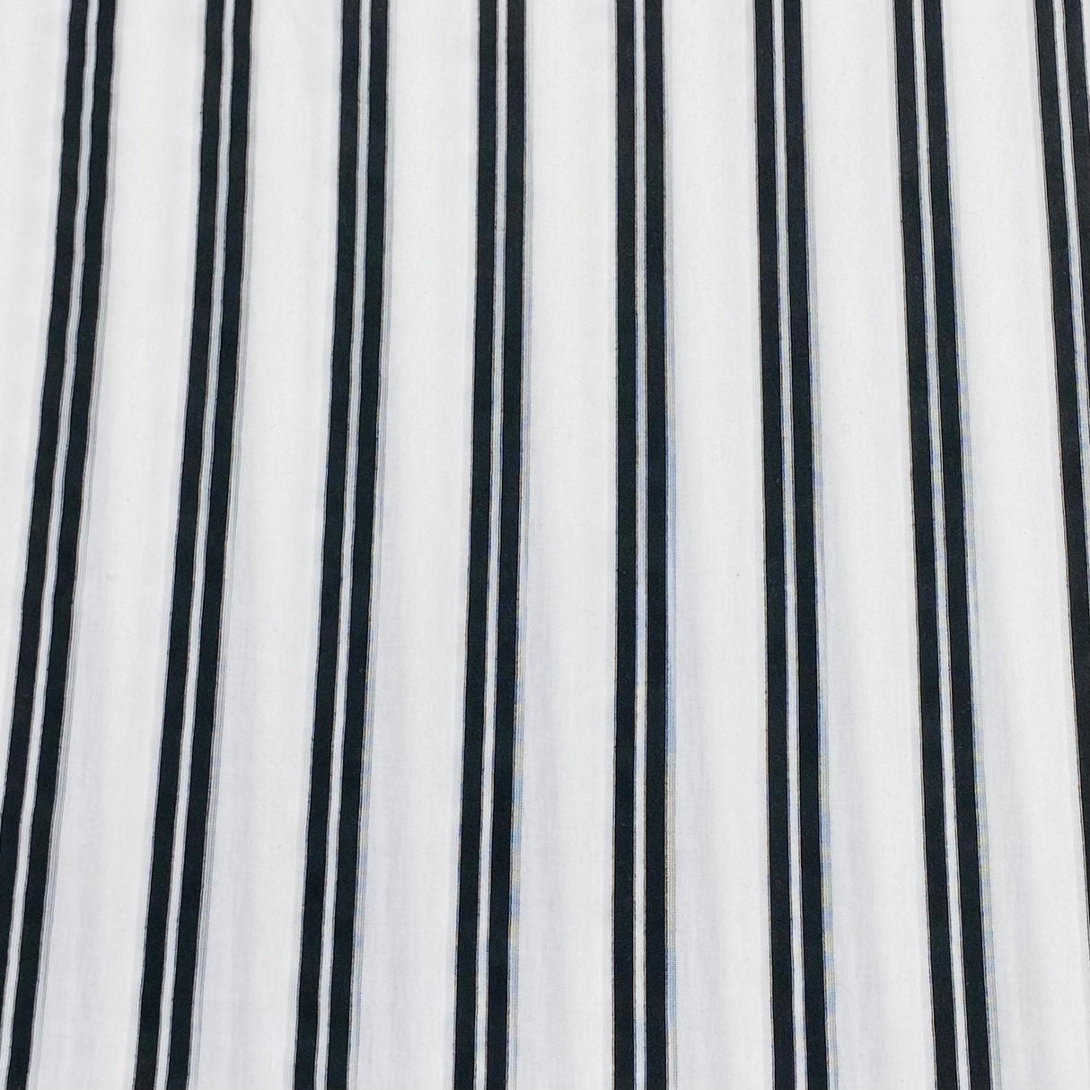 Pound A Metre 3 Metres 3 Metre Luxurious Soft Printed Ribbed Jersey - 55"- (Black & White)