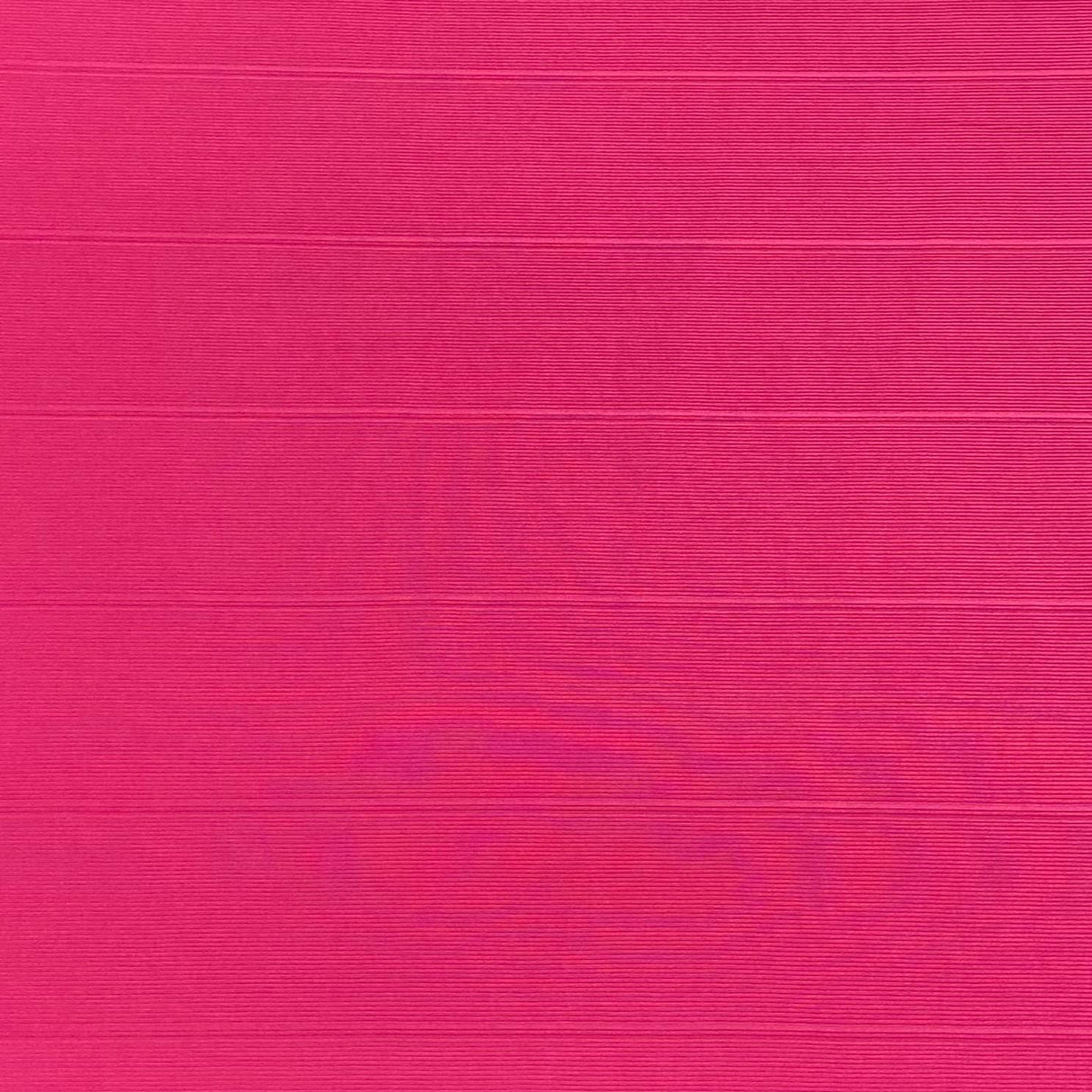 Pound A Metre 3 Metres 3 Metre Luxurious Soft Ribbed Jersey - 55" (Bright Pink)