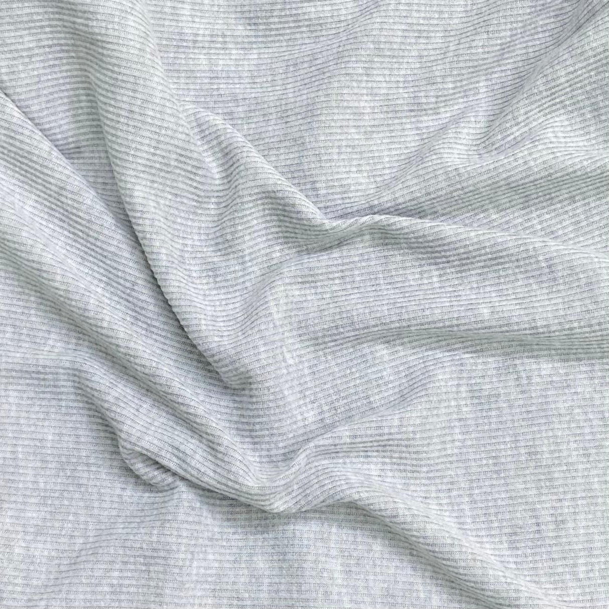Pound A Metre 3 Metres 3 Metre Luxurious Soft Ribbed Jersey - 55"- (Grey) (EOL)