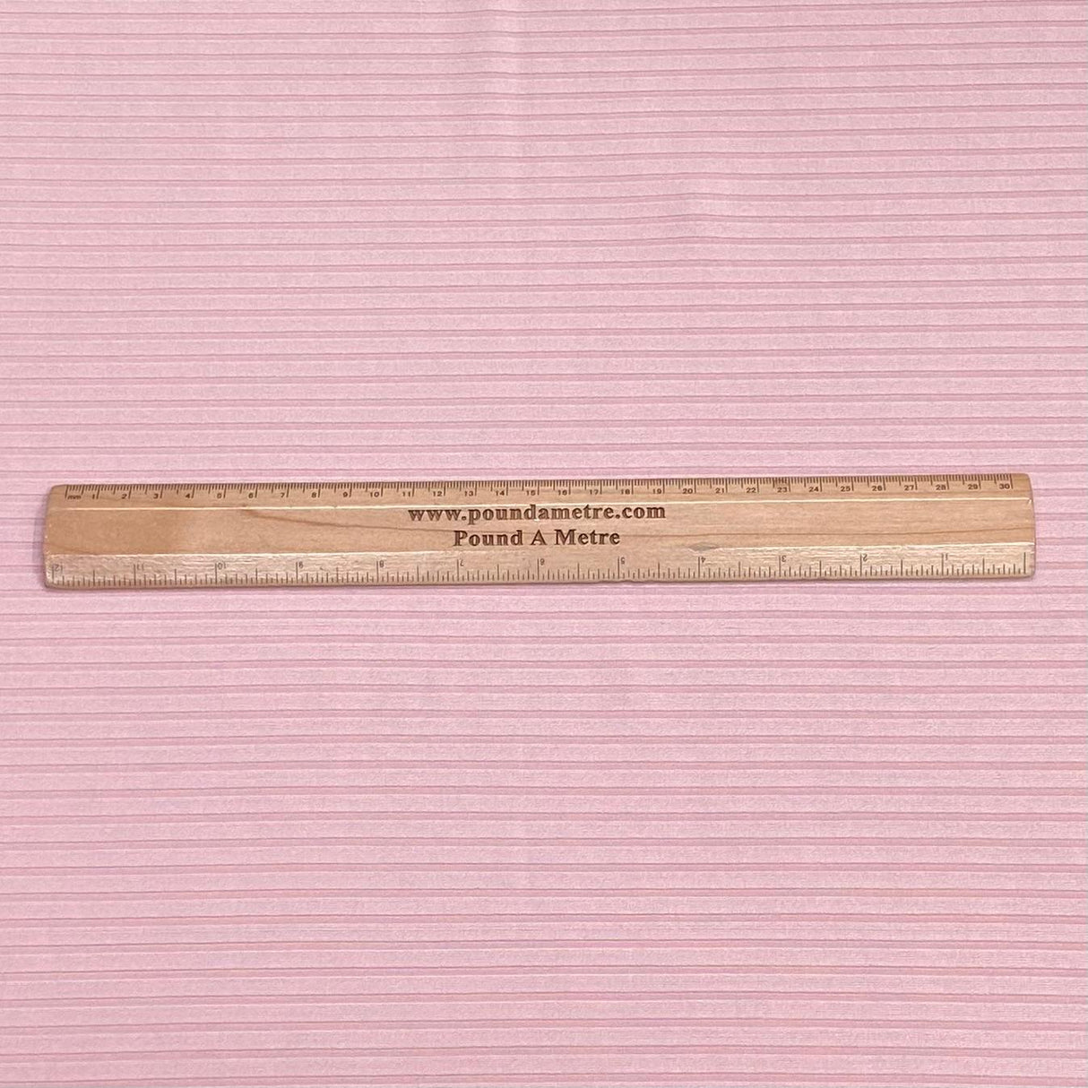 Pound A Metre 3 Metres 3 Metre Luxurious Soft Ribbed Jersey - 55" (Mauve)