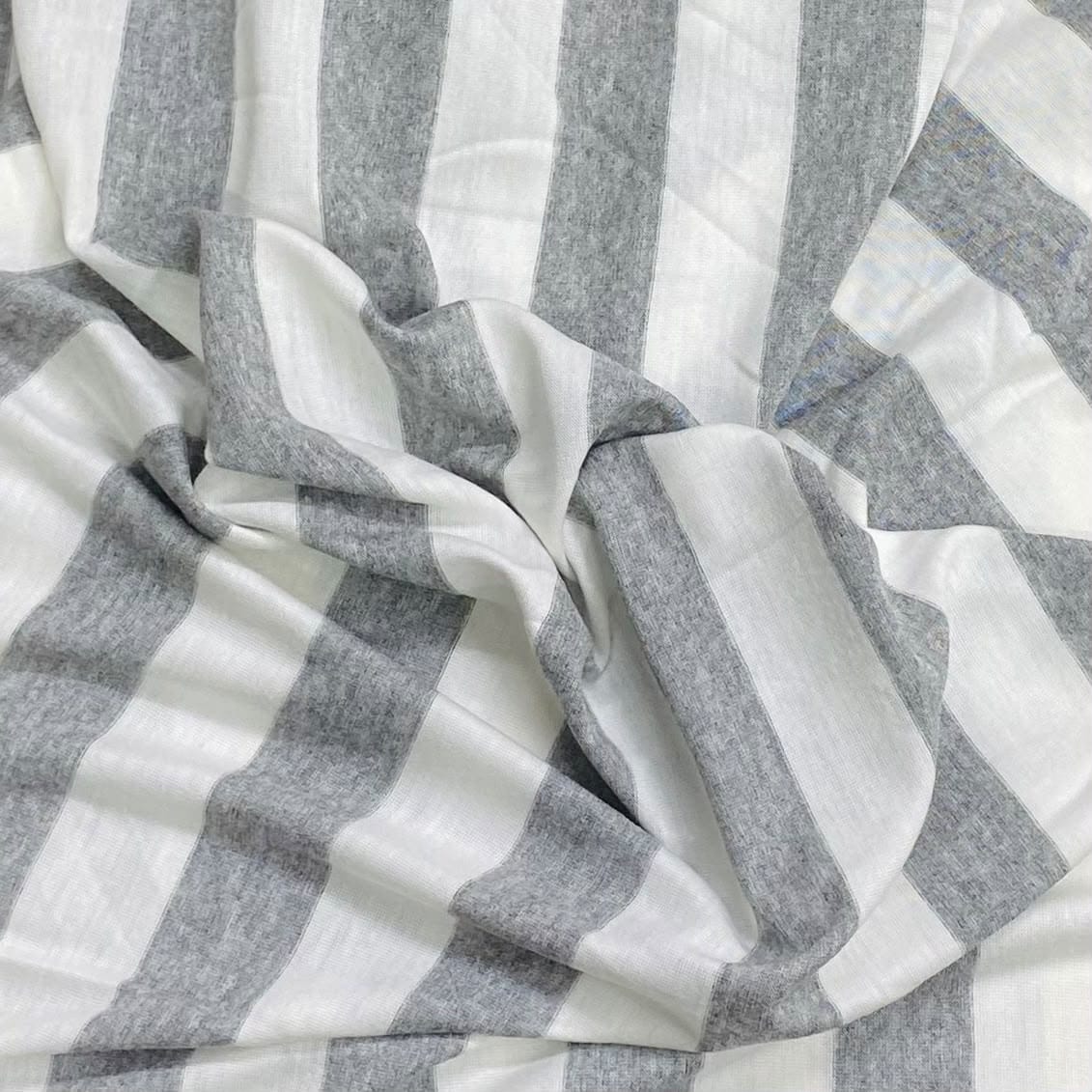 Pound A Metre 3 Metres 3 Metre Luxurious Soft Viscose Jersey - 55"- (Big Stripe) (EOL)