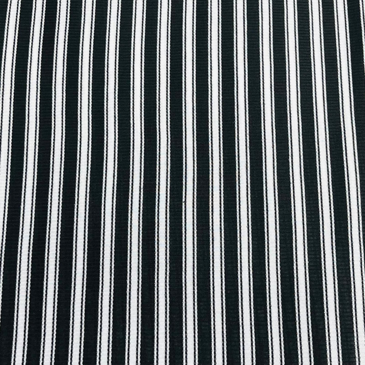 Pound A Metre 3 Metre Luxurious Soft Viscose Jersey - 55"- (Black & Ivory)