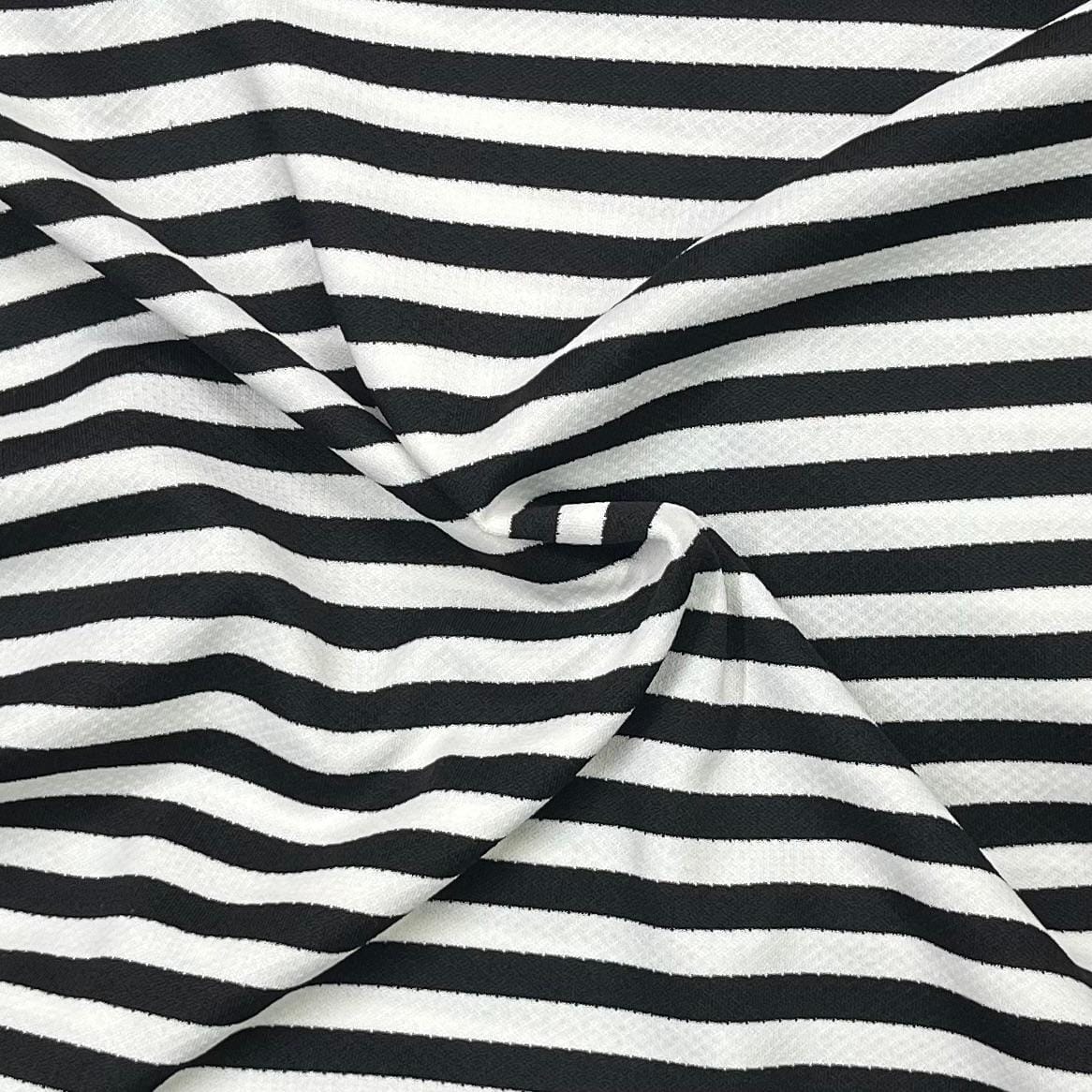 Pound A Metre 3 Metre Luxurious Soft Viscose Jersey - 55"- (Black & White) (Multi Buy)