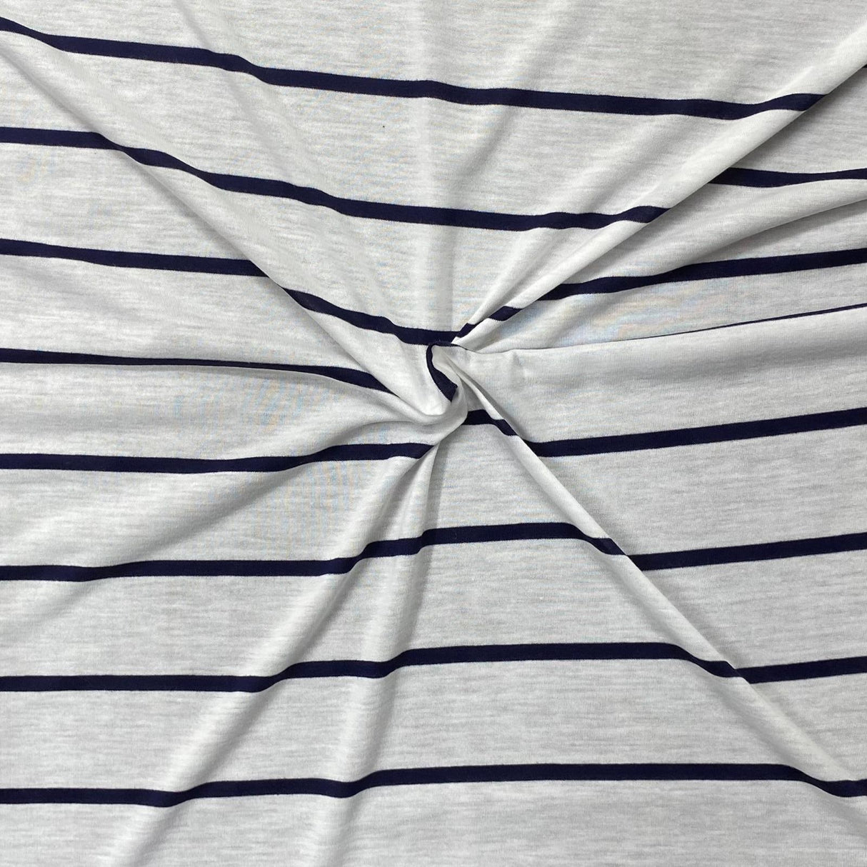 Pound A Metre 3 Metres 3 Metre Luxurious Soft Viscose Jersey - 55"- (Black & White)