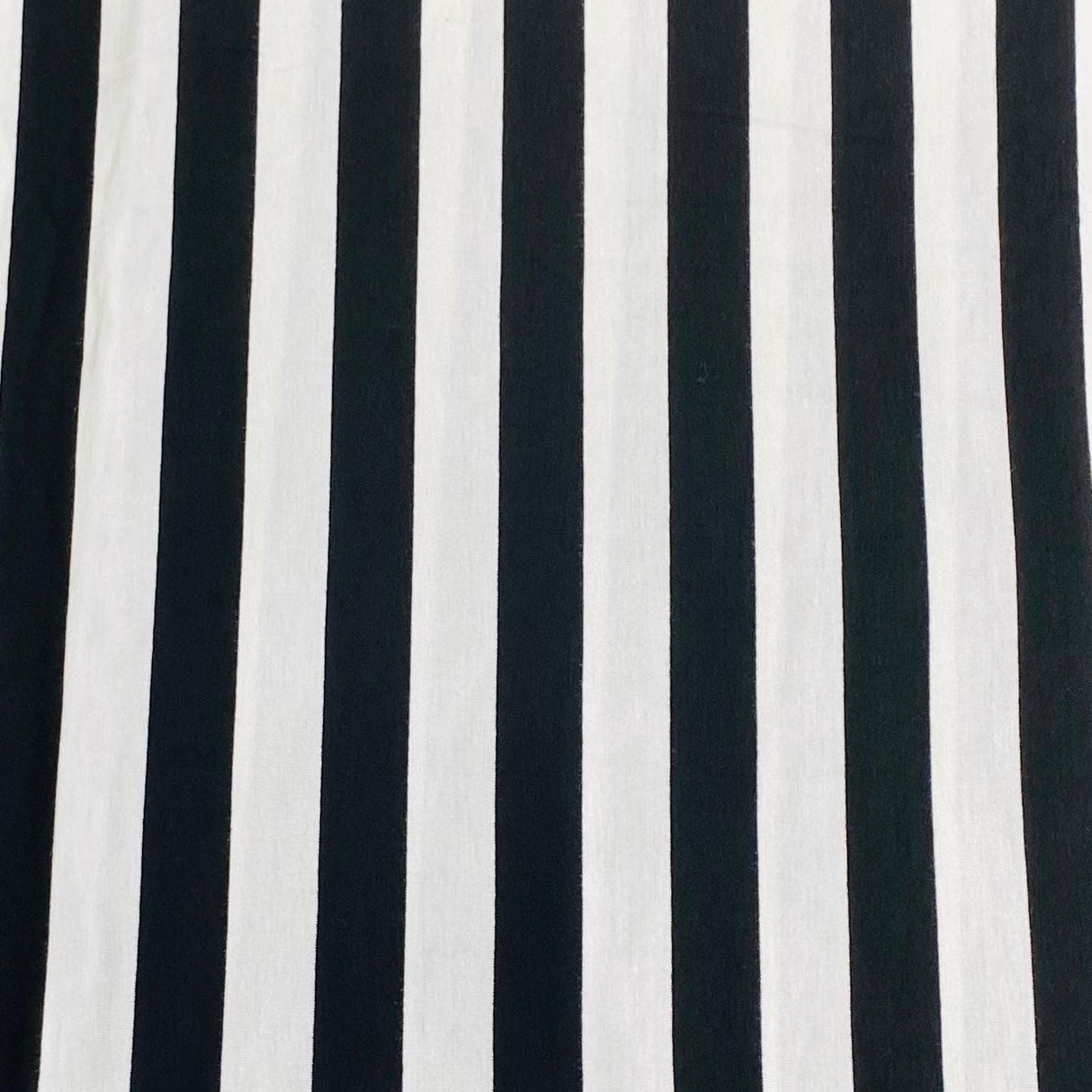 Pound A Metre 3 Metres 3 Metre Luxurious Soft Viscose Jersey - 55"- (Black & White) (S1J)
