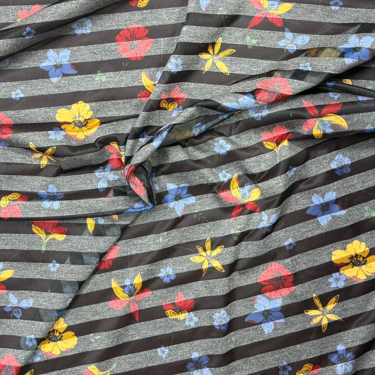 Pound A Metre 3 Metres 3 Metre Luxurious Soft Viscose Jersey - 55"- (Blooming)