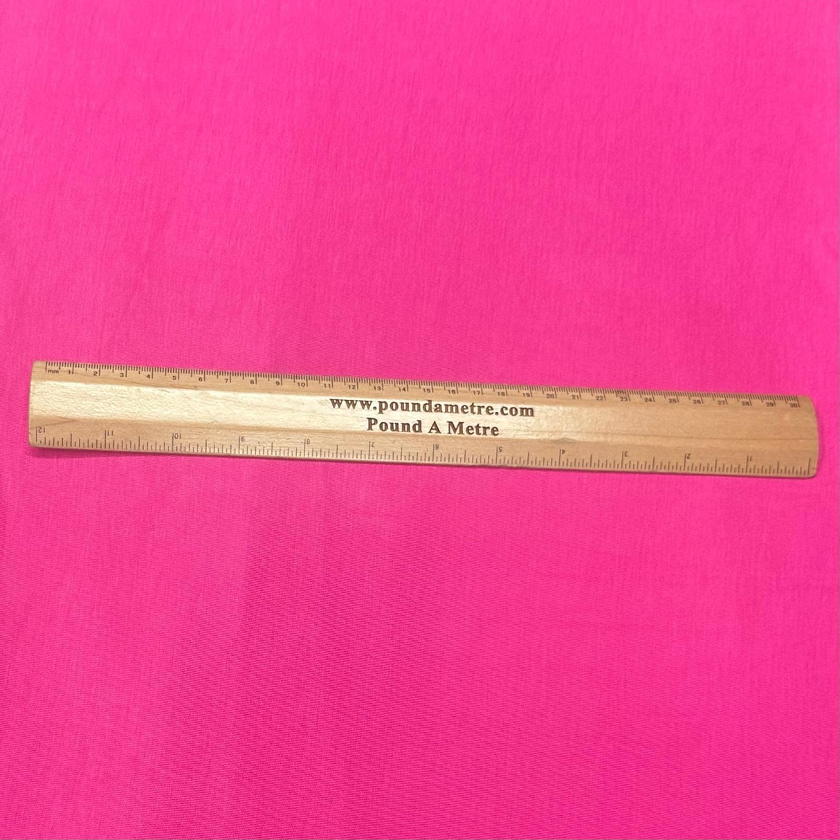 Pound A Metre 3 Metres 3 Metre Luxurious Soft Viscose Jersey - 55"- (Cerise) (WOWZA)